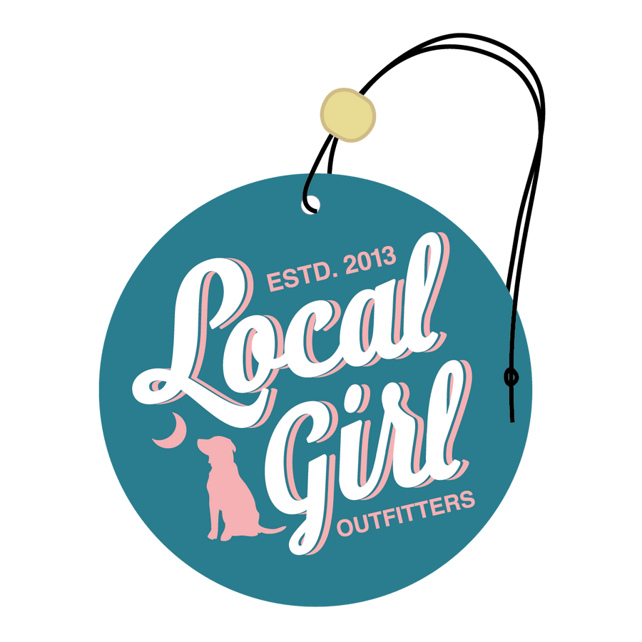 Local Girl Air Freshener - Stacked Script - Mercantile213