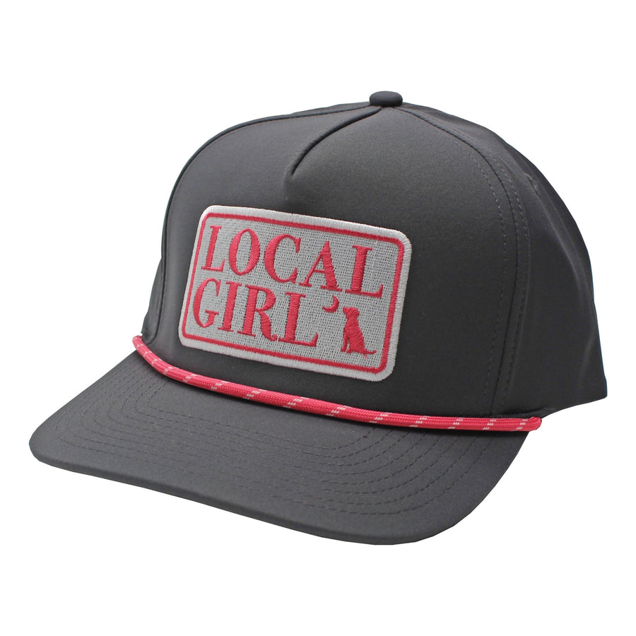 Local Girl Bodoni Badge Rope Hat - CHA - Mercantile213