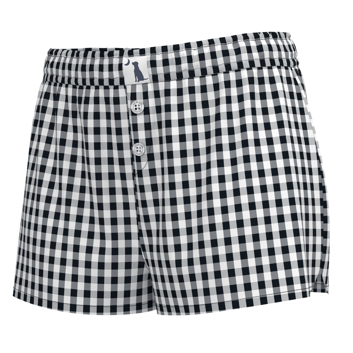 Local Girl Boxer Shorts - BLK - Mercantile213