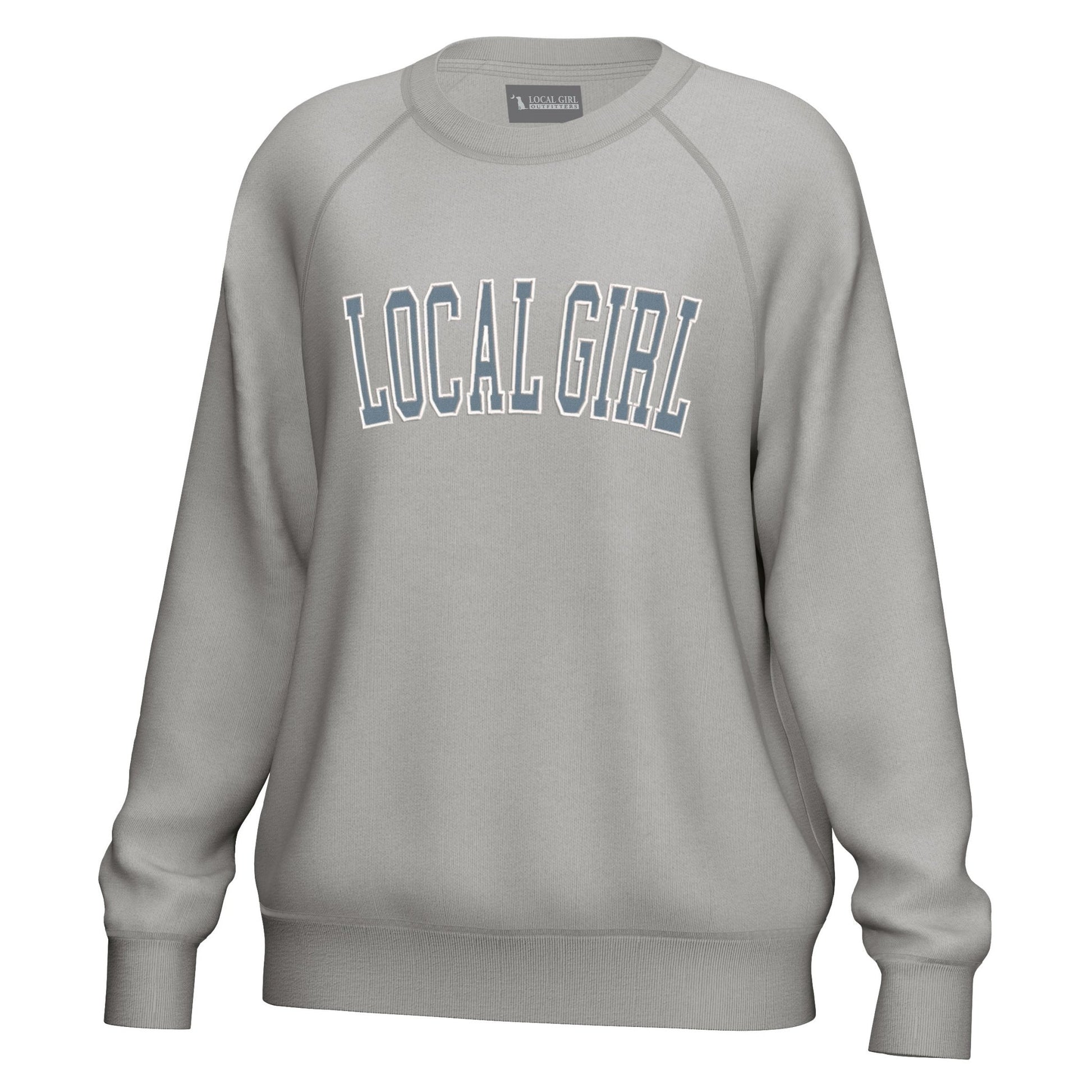 Local Girl Cotton Crewneck Sweatshirt - LSD - Mercantile213