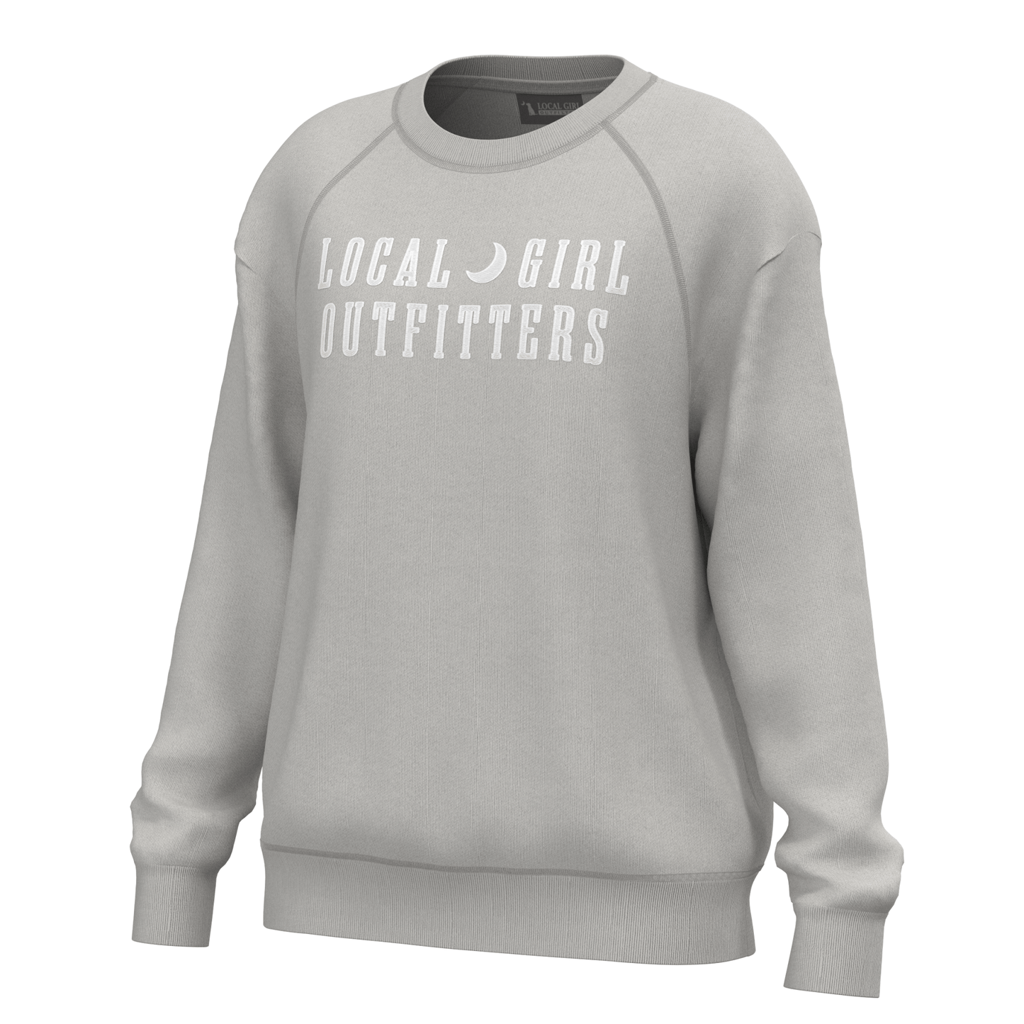 Local Girl Cotton Crewneck Sweatshirt - LSD - Mercantile213
