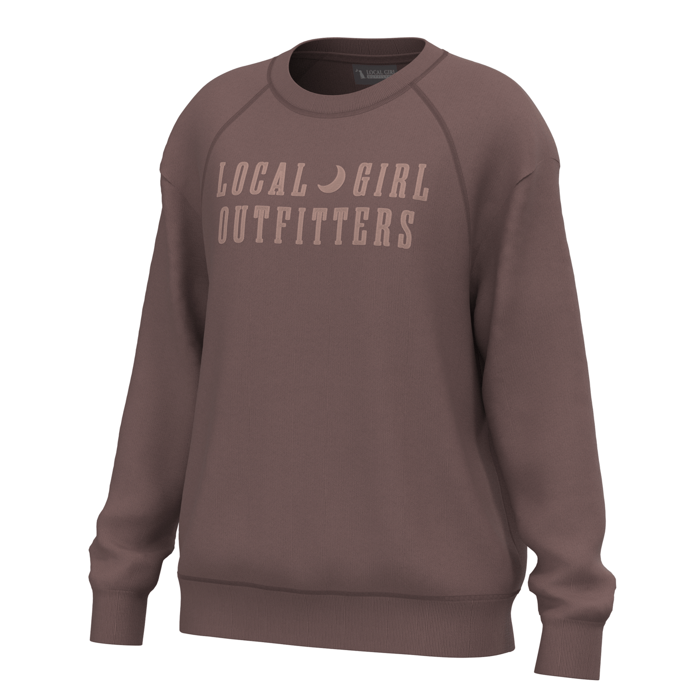 Local Girl Cotton Crewneck Sweatshirt - RSE - Mercantile213