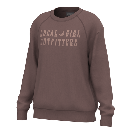 Local Girl Cotton Crewneck Sweatshirt - RSE - Mercantile213