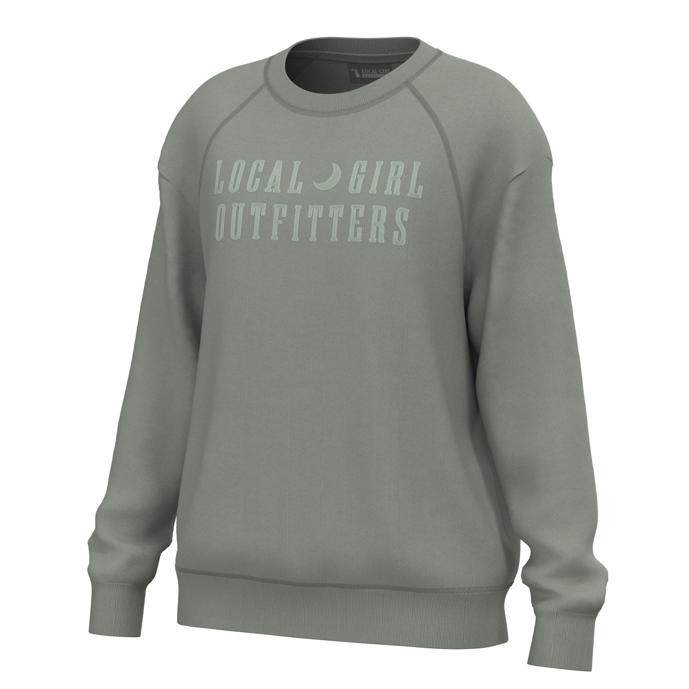 Local Girl Cotton Crewneck Sweatshirt - SGE - Mercantile213