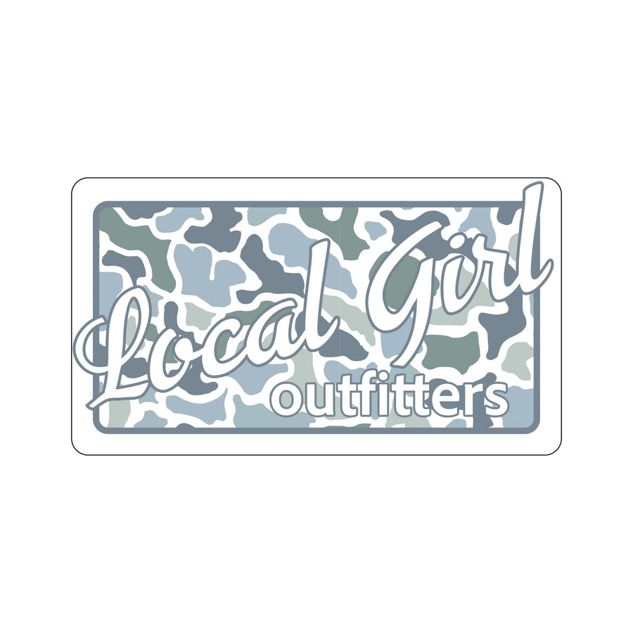 Local Girl Decal - Localflage Coast Plate - Mercantile213