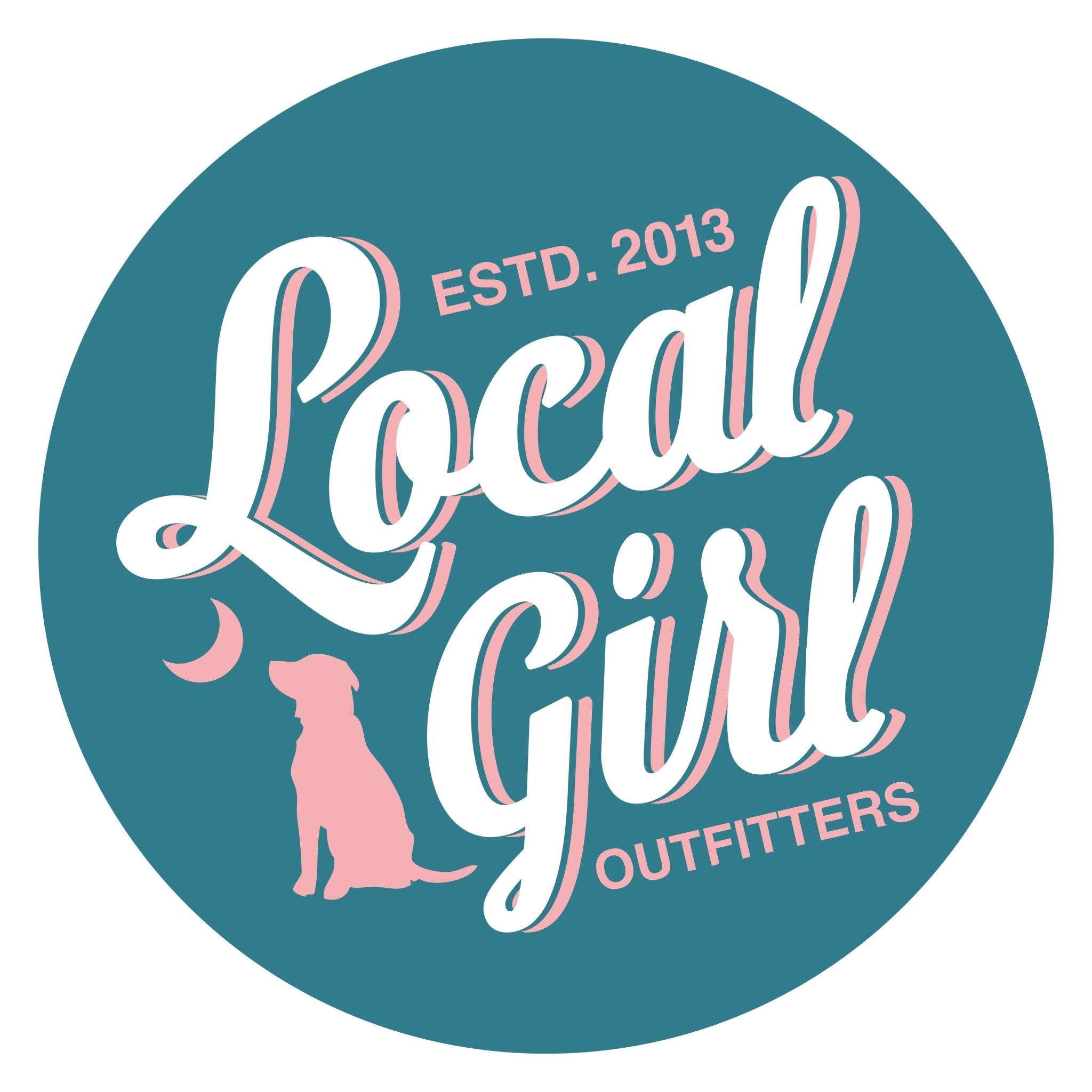 Local Girl Decal - Stacked Script - Mercantile213