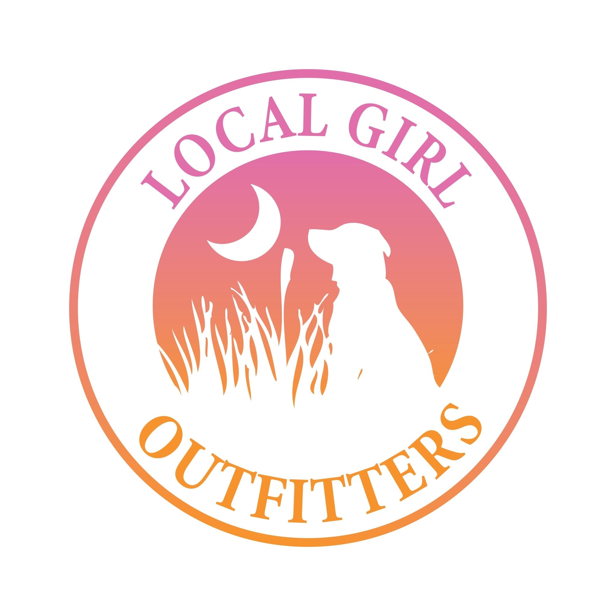 Local Girl Decal - Sunset Spring - Mercantile213