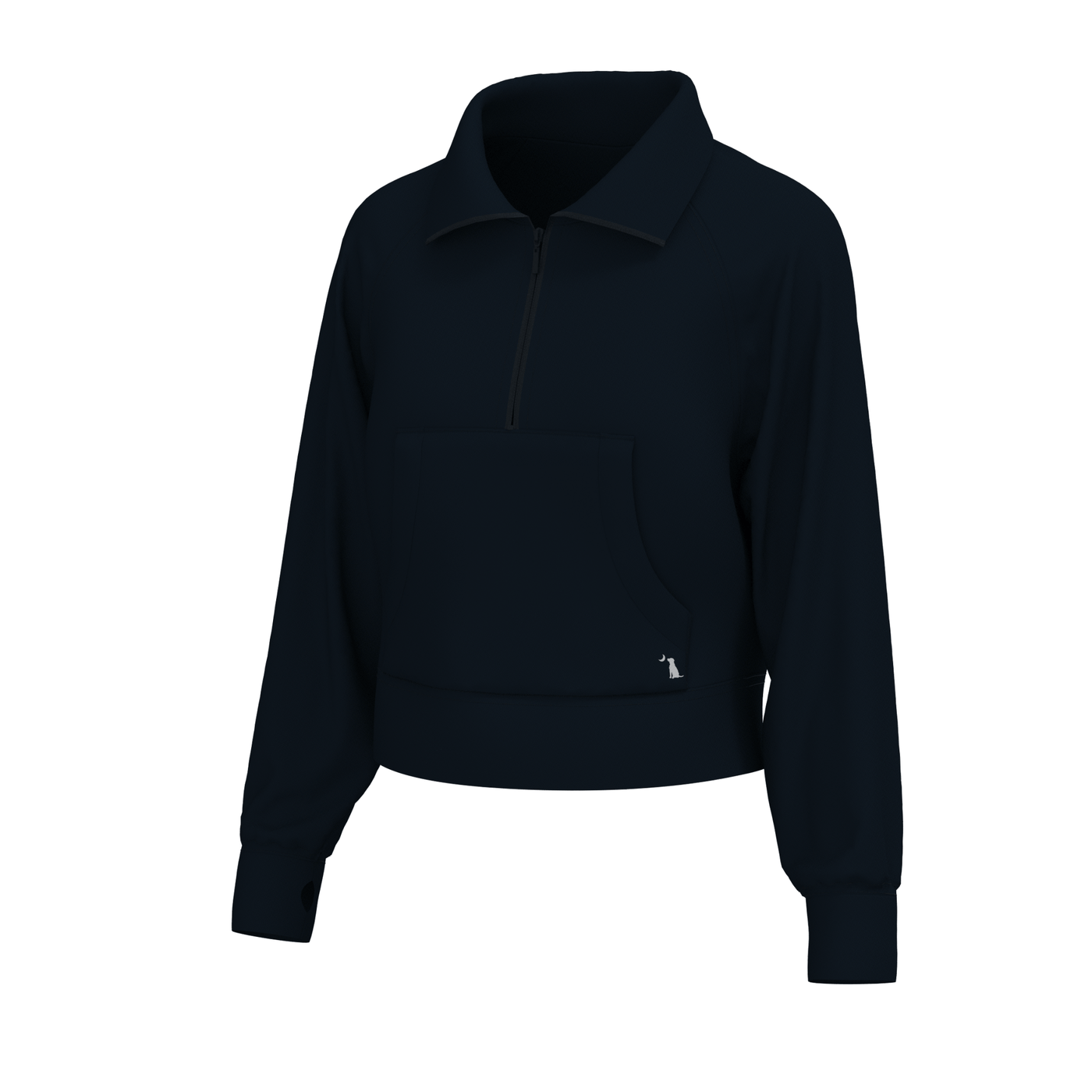Local Girl Freelance Quarter Zip - BLK - Mercantile213