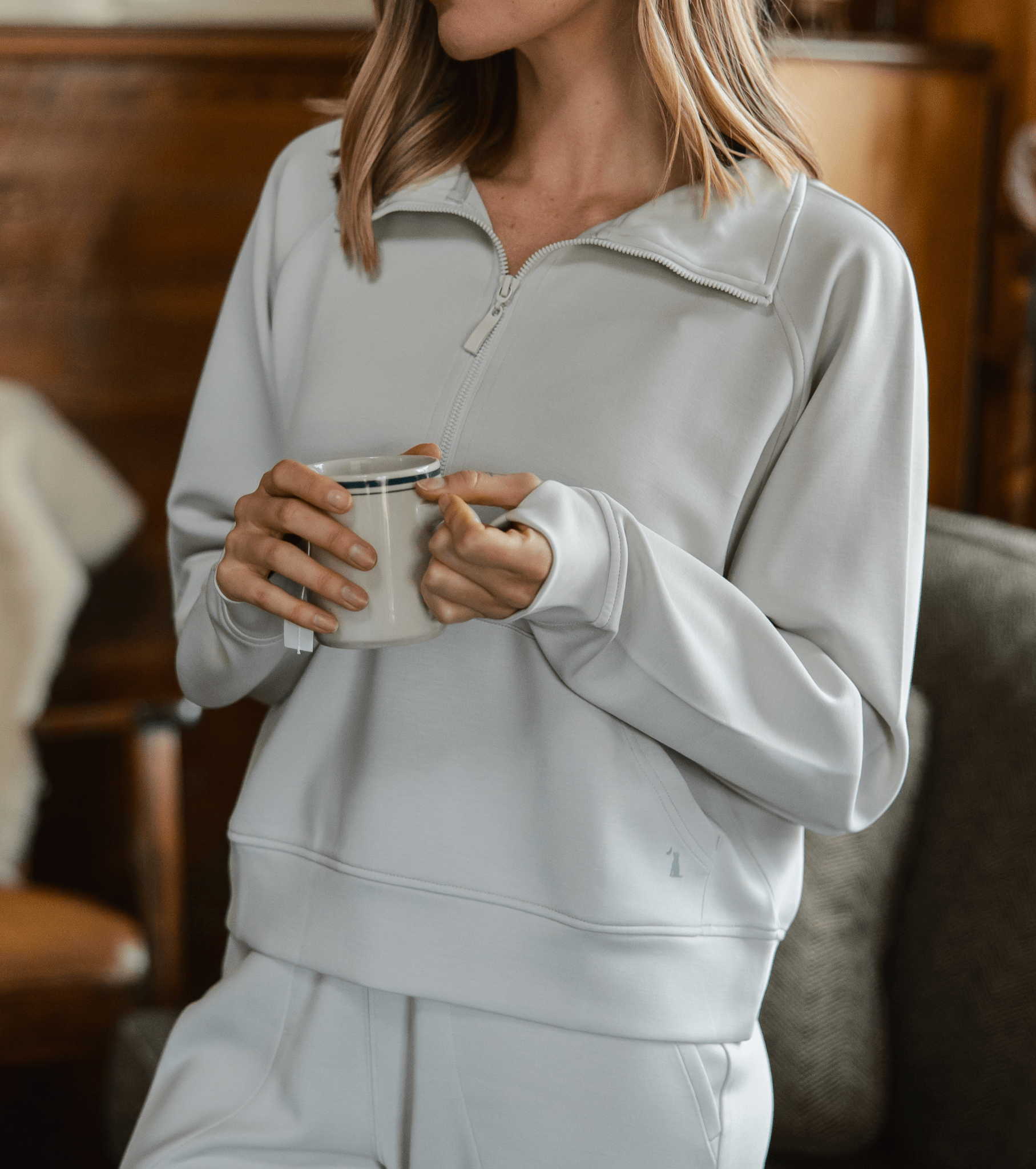 Local Girl Freelance Quarter Zip - LSD - Mercantile213