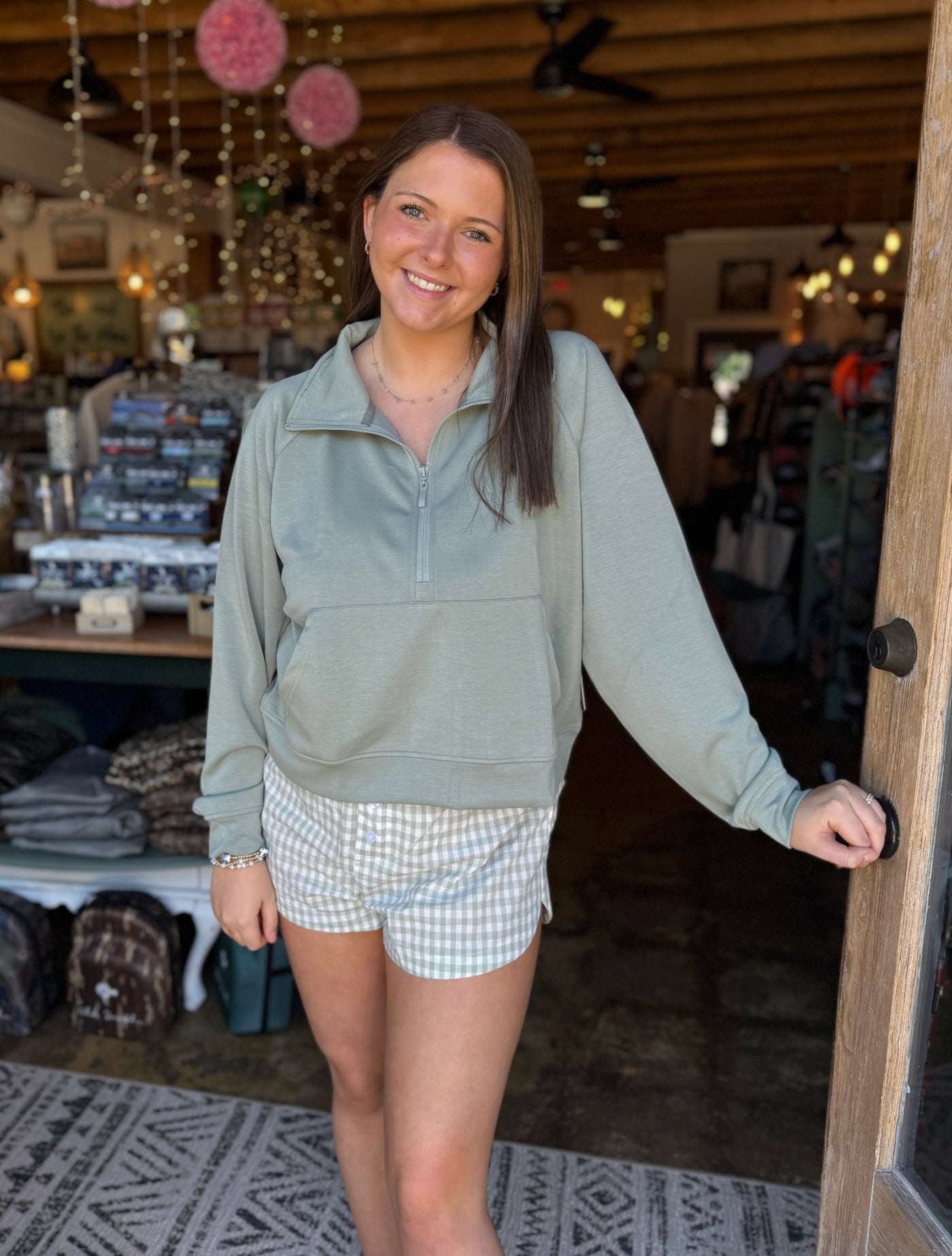 Local Girl Freelance Quarter Zip - SGE - Mercantile213