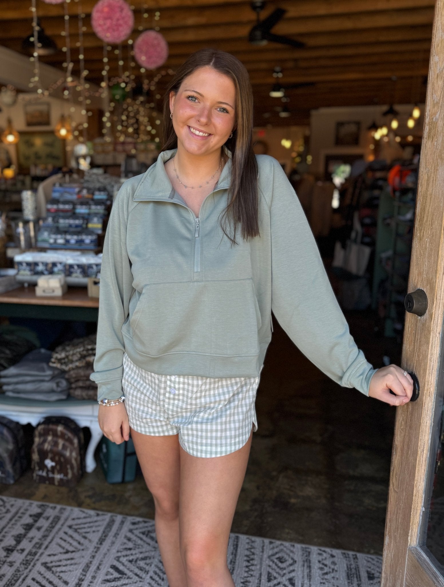 Local Girl Freelance Quarter Zip - SGE - Mercantile213