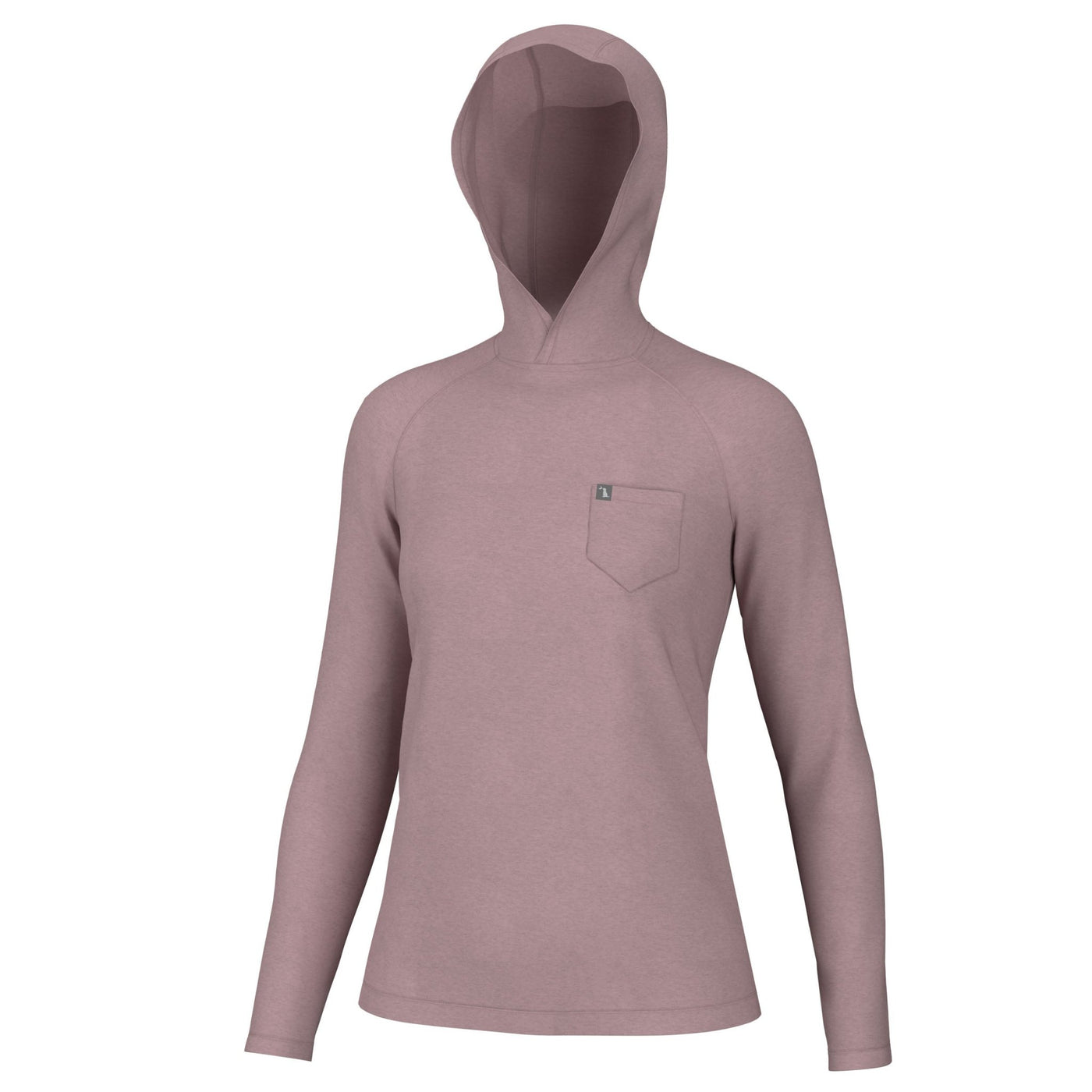 Local Girl Heather Blend Hoodie - Blush - Mercantile213