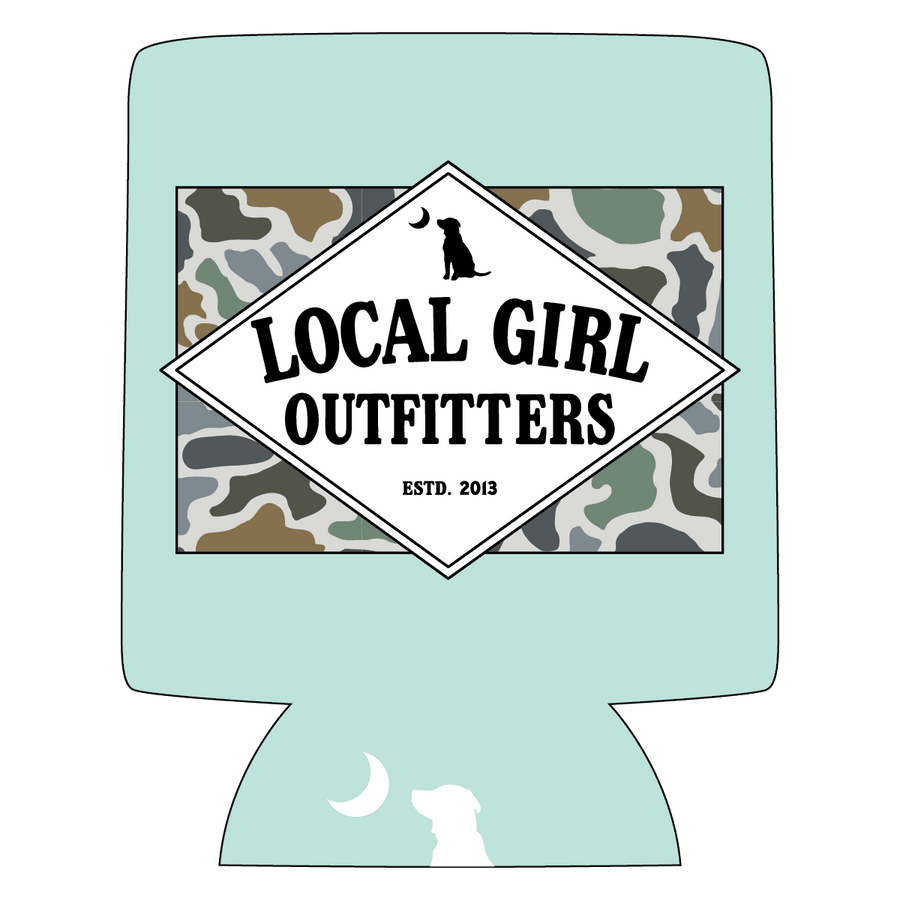 Local Girl Koozie - Founders Flag LCF - Mercantile213