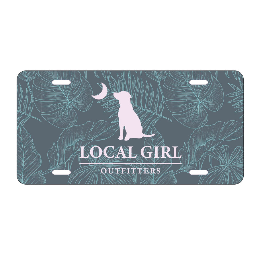 Local Girl License Plate - Blue - Mercantile213