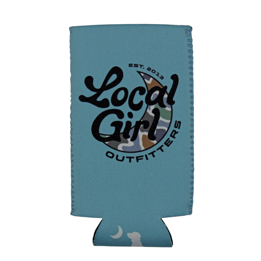 Local Girl Slim Can Koozie - Groovy Moon - Mercantile213