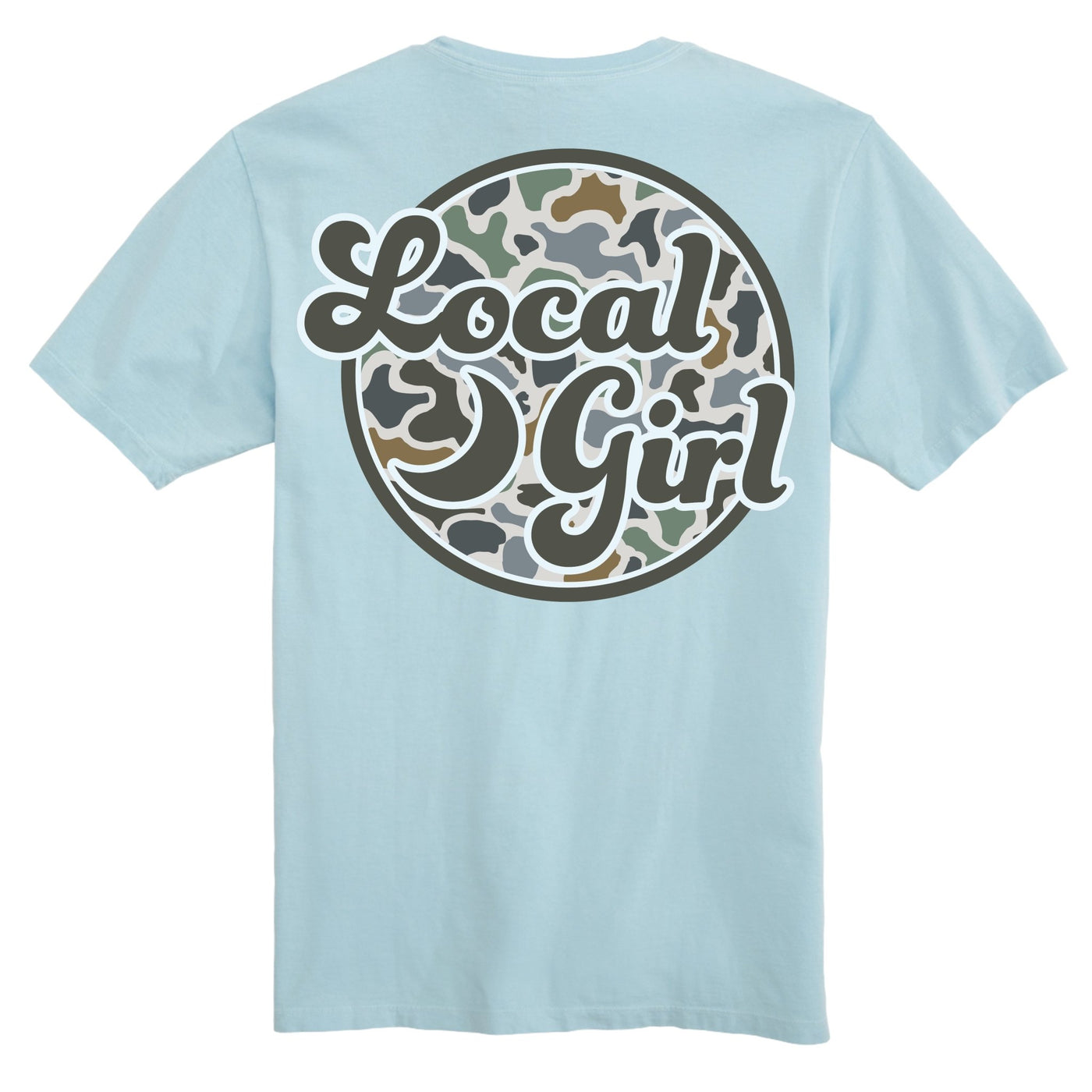 Local Girl SS Tee - Camo Patch LCF Bluff - CBY - Mercantile213