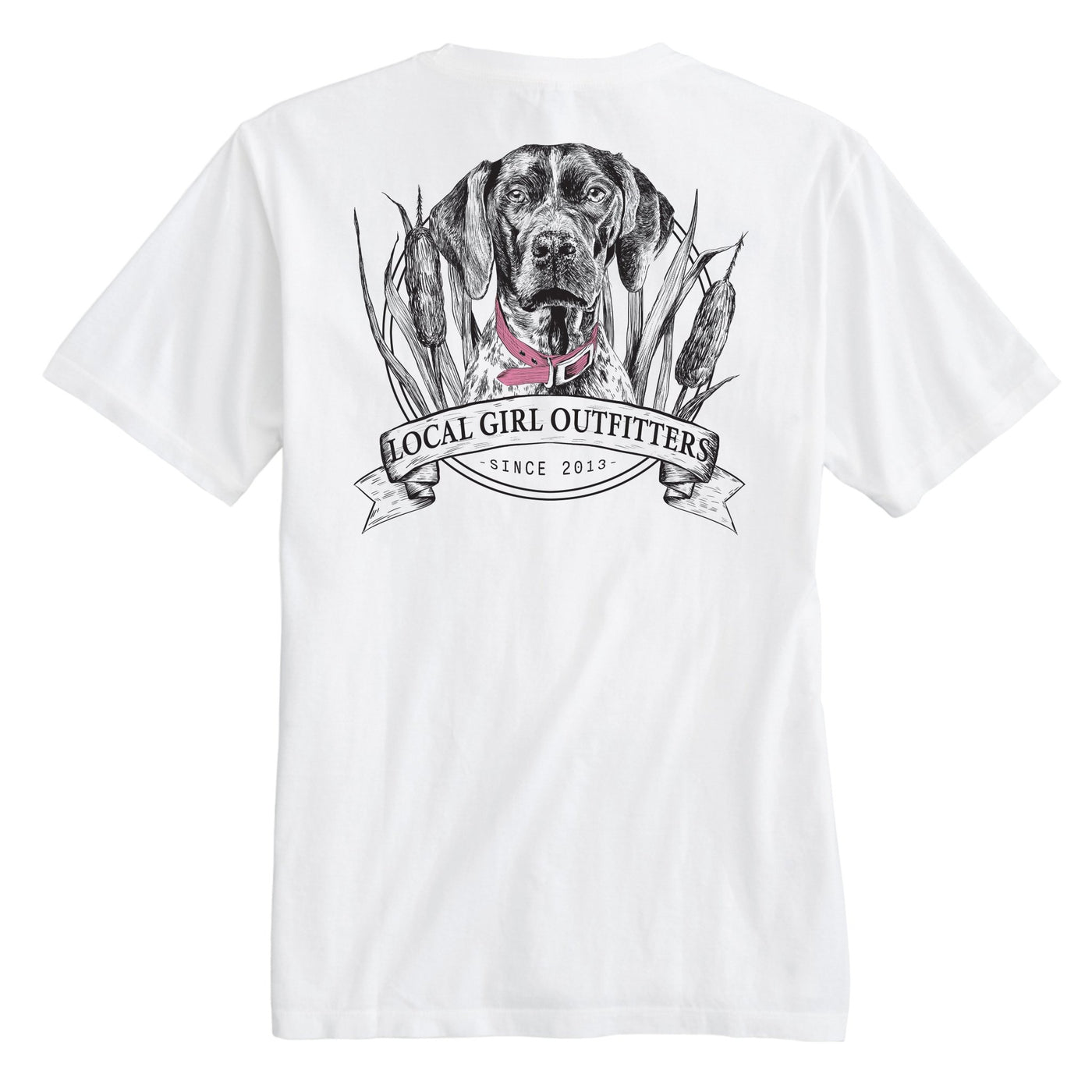 Local Girl SS Tee - Classic GPS - WHT - Mercantile213