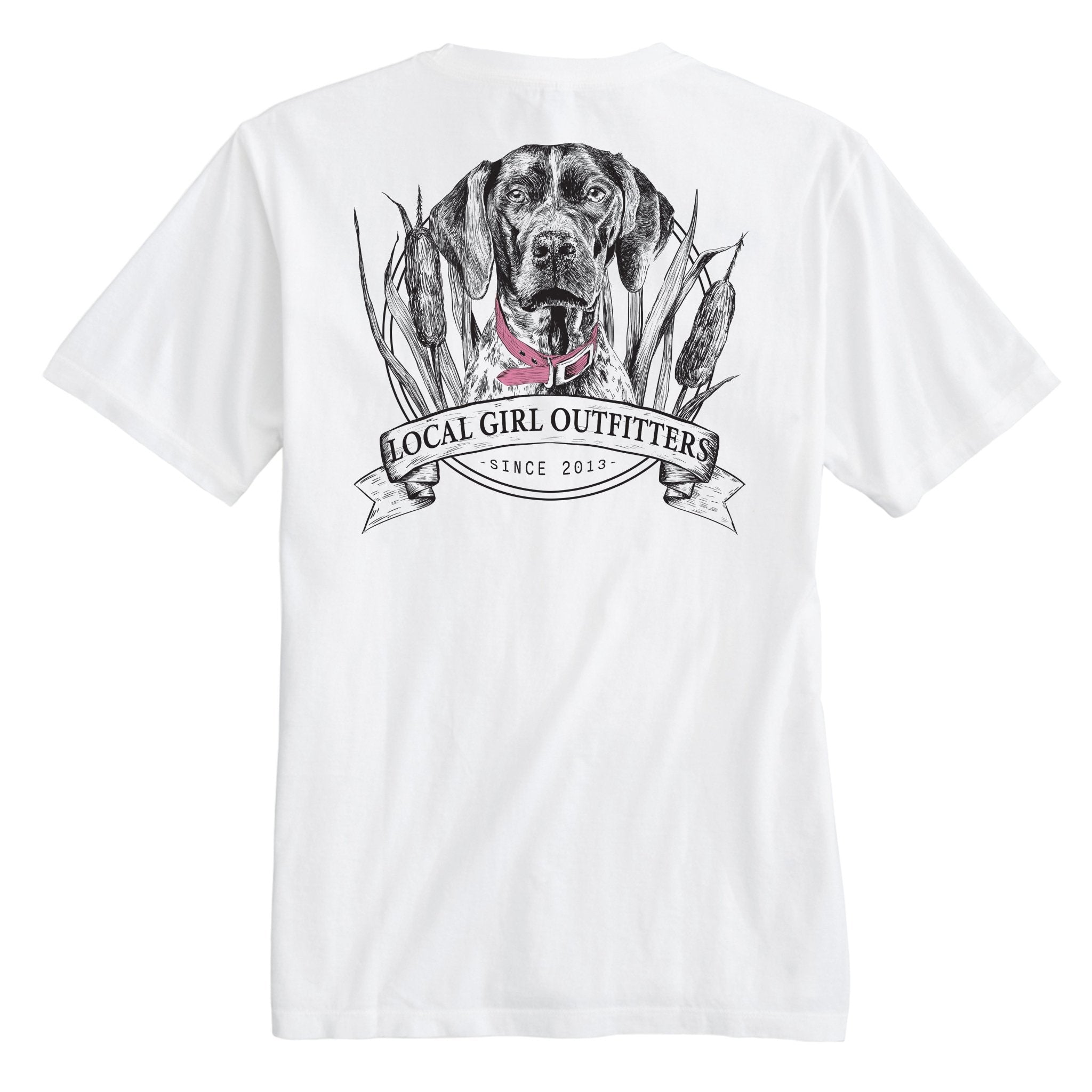 Local Girl SS Tee - Classic GPS - WHT - Mercantile213