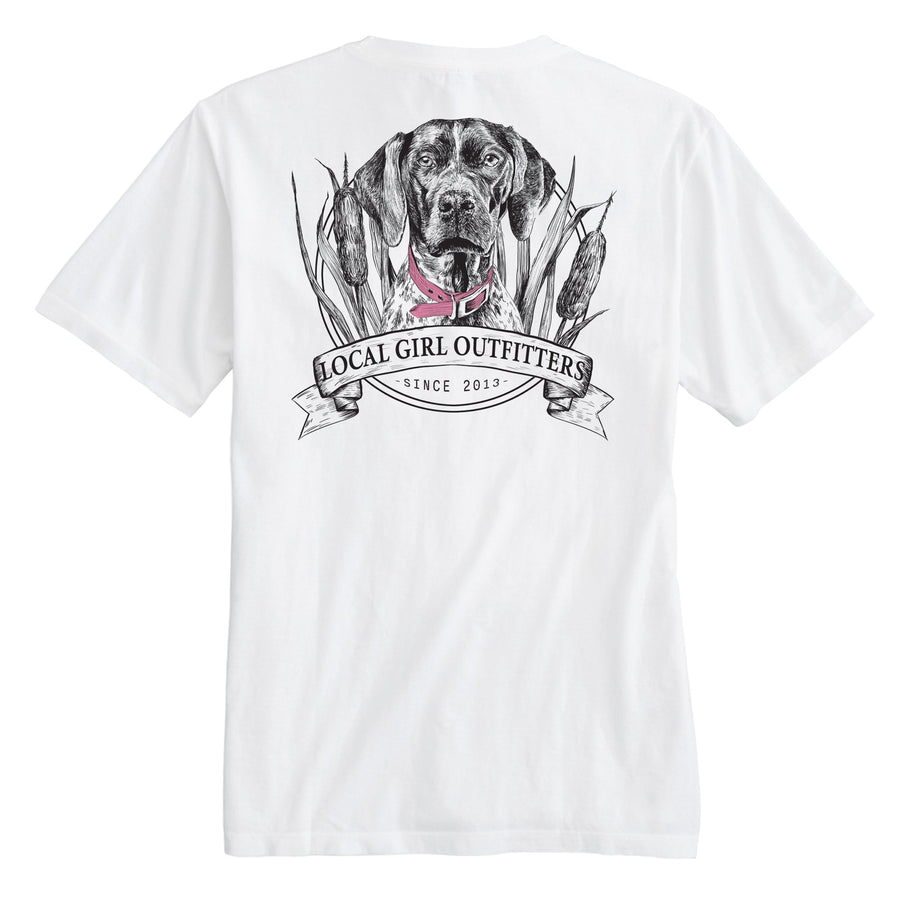 Local Girl SS Tee - Classic GPS - WHT - Mercantile213