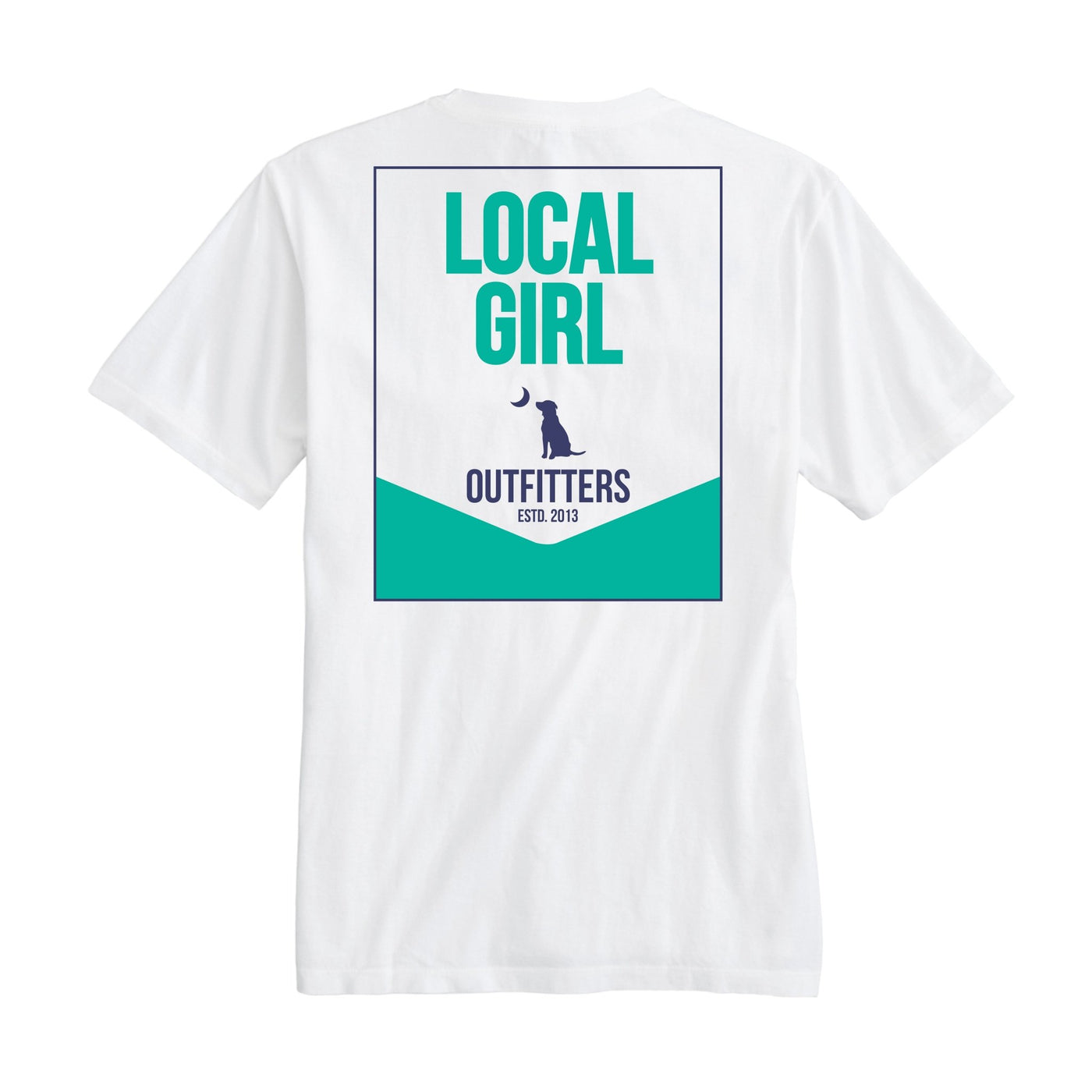 Local Girl SS Tee - Clear Cut - White - Mercantile213