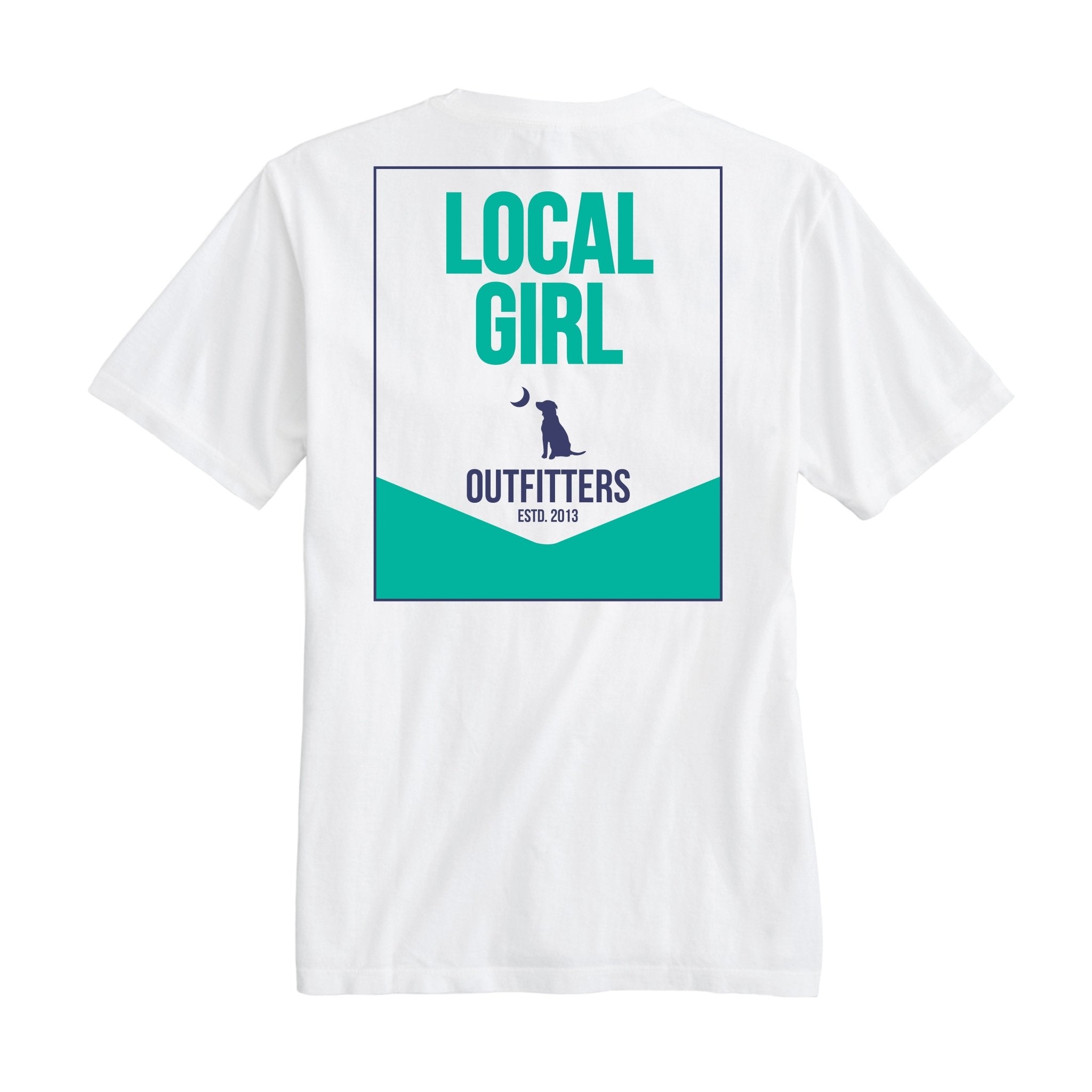 Local Girl SS Tee - Clear Cut - White - Mercantile213