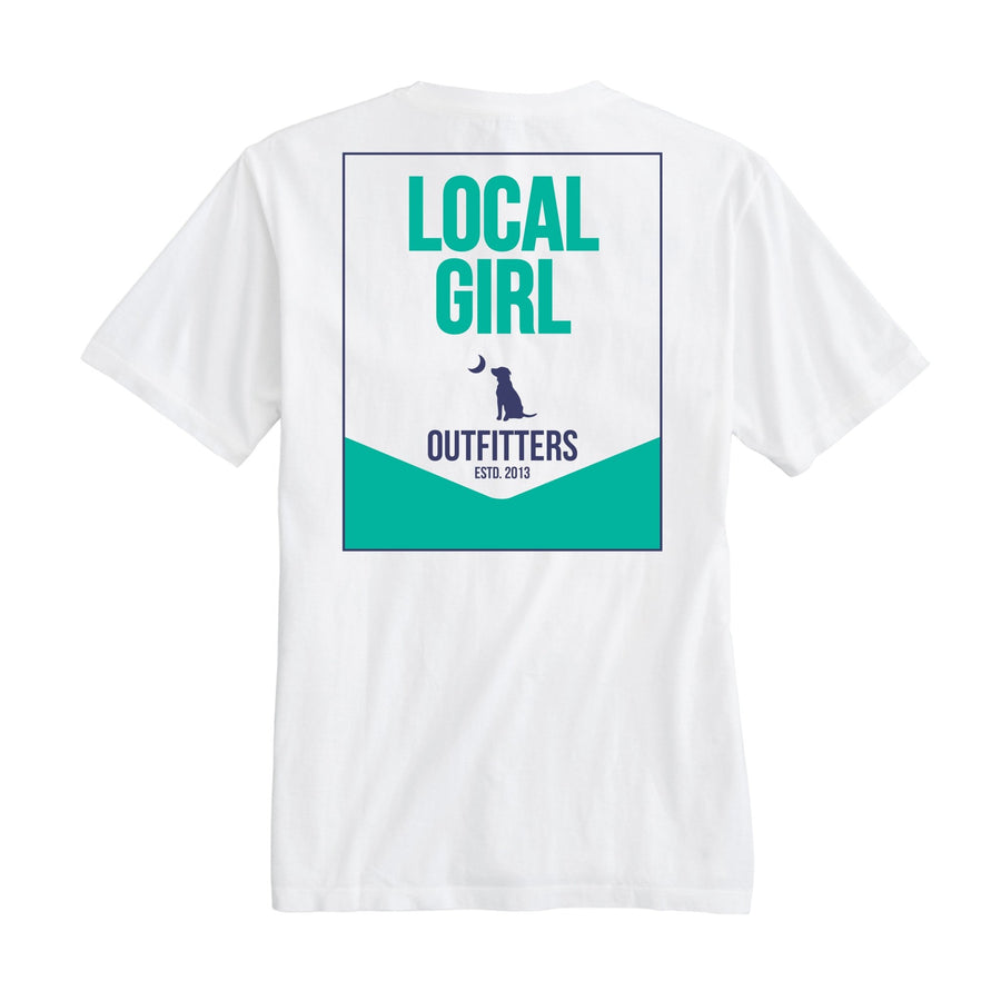 Local Girl SS Tee - Clear Cut - White - Mercantile213