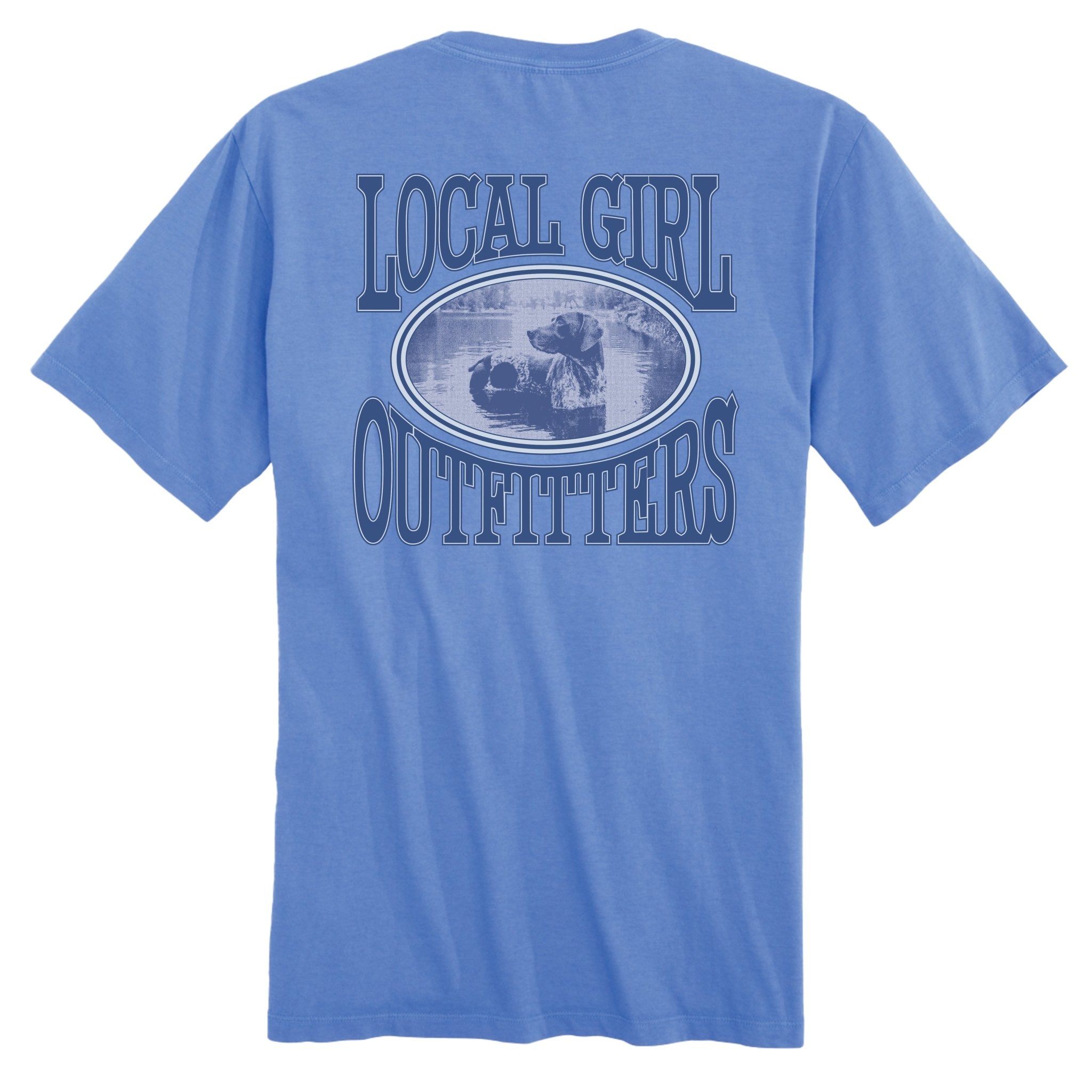 Local Girl SS Tee - Halftone Hound - MAR - Mercantile213