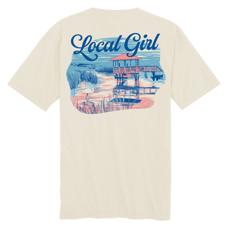 Local Girl SS Tee - Heron Marsh - IVY - Mercantile213