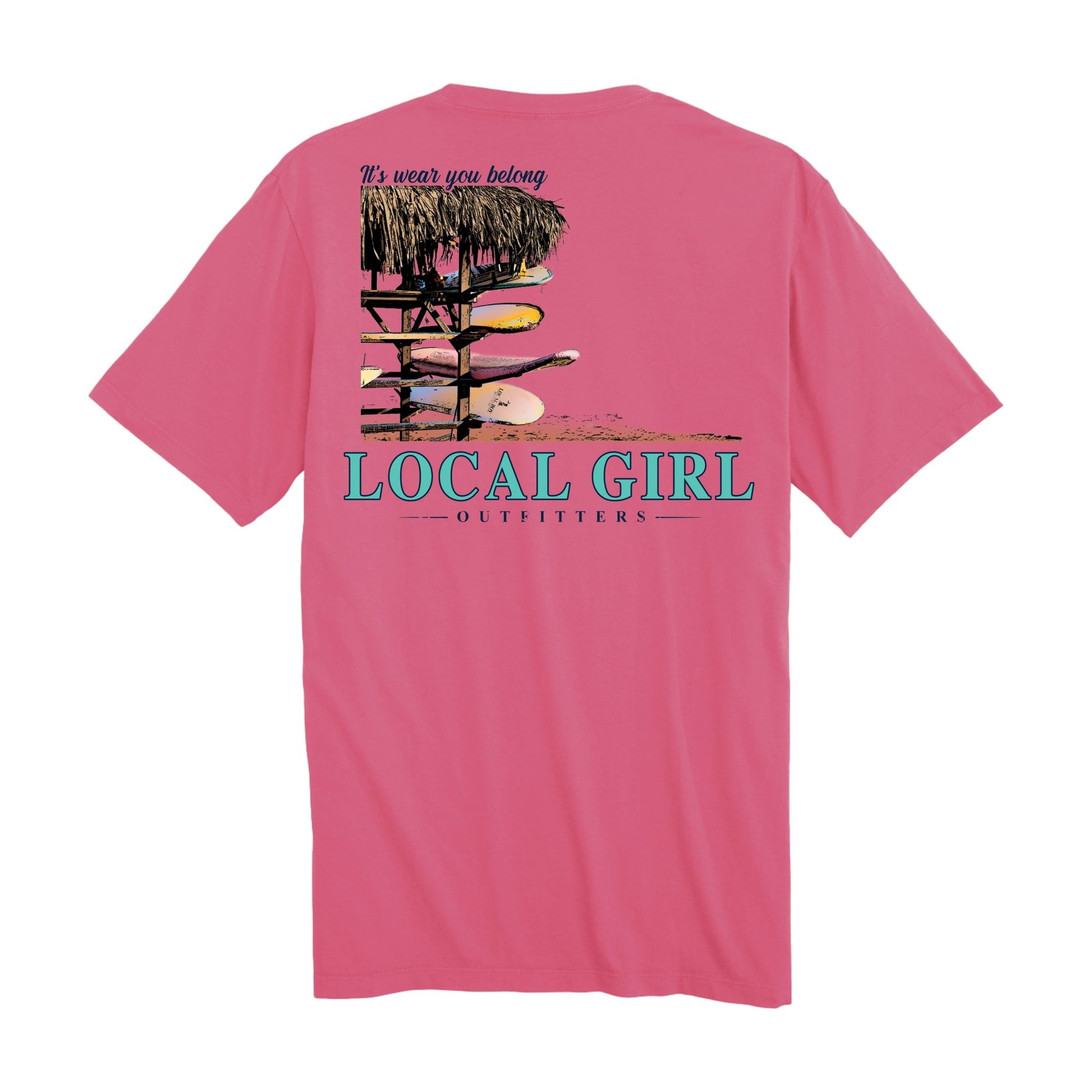 Local Girl SS Tee - LGO Surf Shack CRBY - Mercantile213