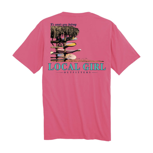 Local Girl SS Tee - LGO Surf Shack CRBY - Mercantile213
