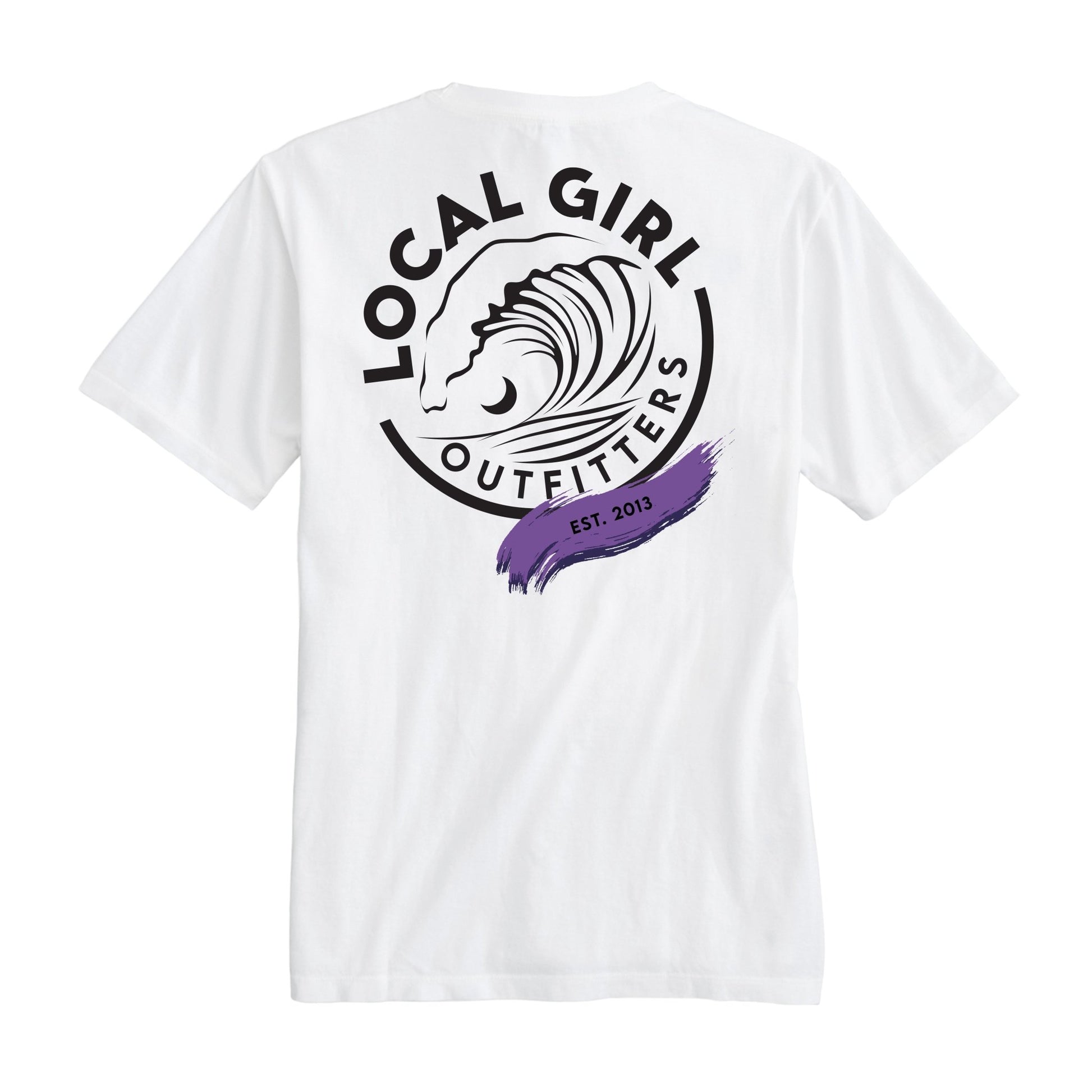 Local Girl SS Tee - Local Claw - WHT - Mercantile213