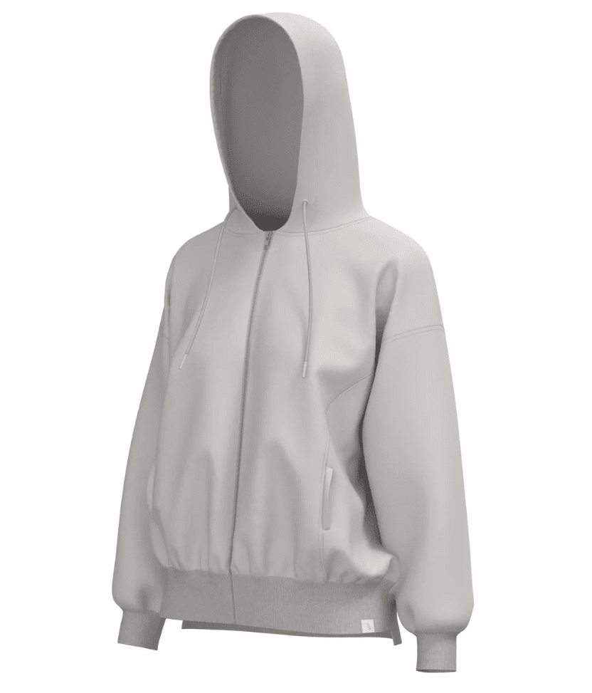Local Girl Velvet Fleece Front Zip Hoodie - LSD - Mercantile213