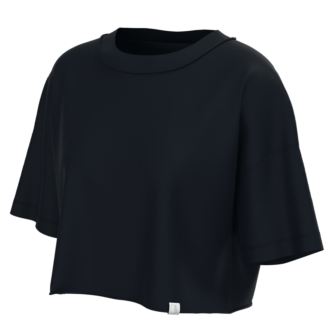 Local Girl Youth Boxy Crop Tee - BLK - Mercantile213
