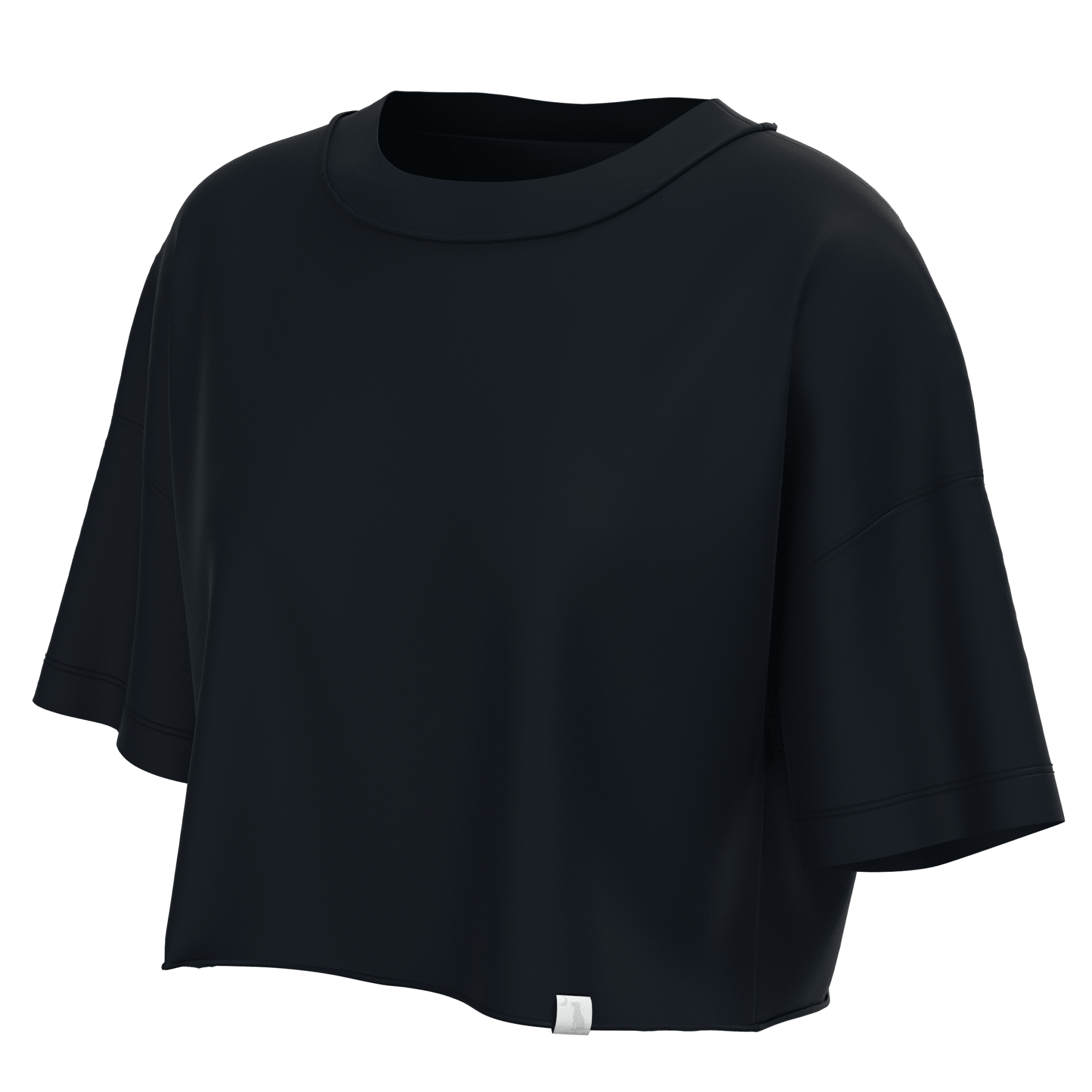 Local Girl Youth Boxy Crop Tee - BLK - Mercantile213