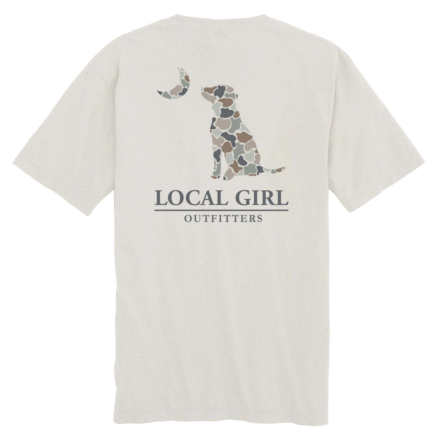 Local Girl Youth SS Tee - Flora Dog & Moon - SIL - Mercantile213