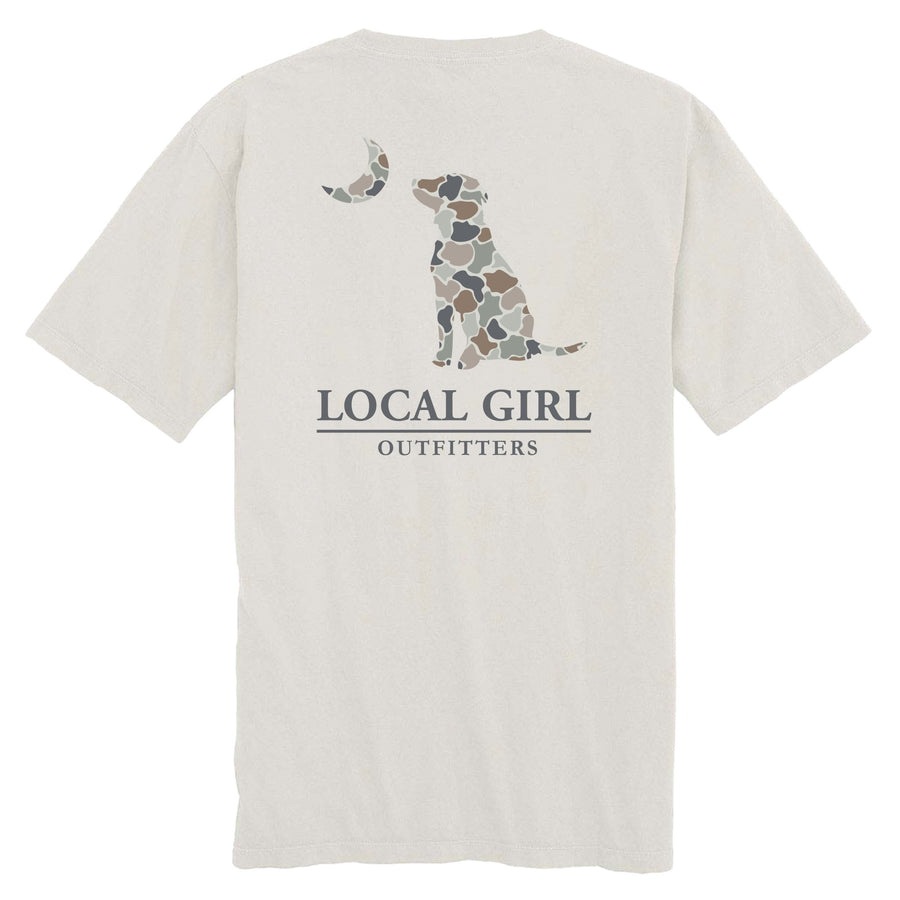 Local Girl Youth SS Tee - Flora Dog & Moon - SIL - Mercantile213