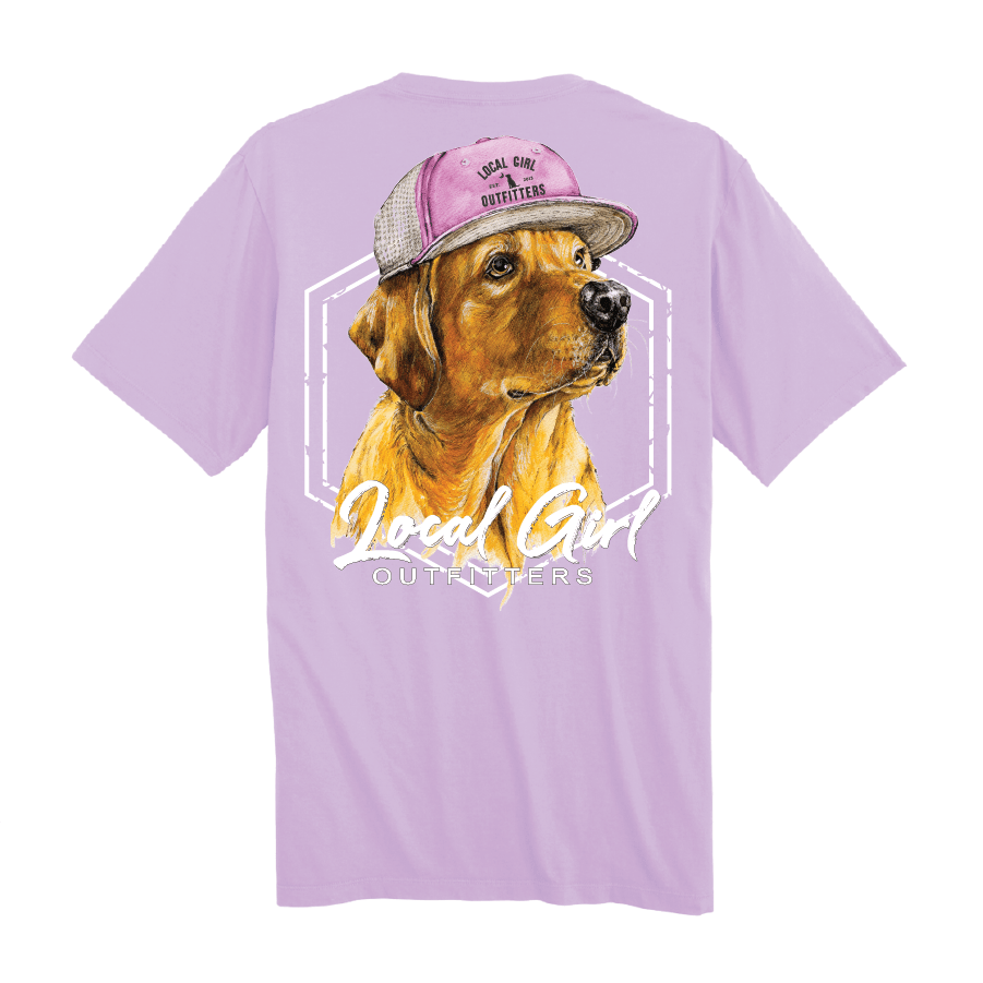 Local Girl Youth Tee - Lab in Hat - ORC - Mercantile213