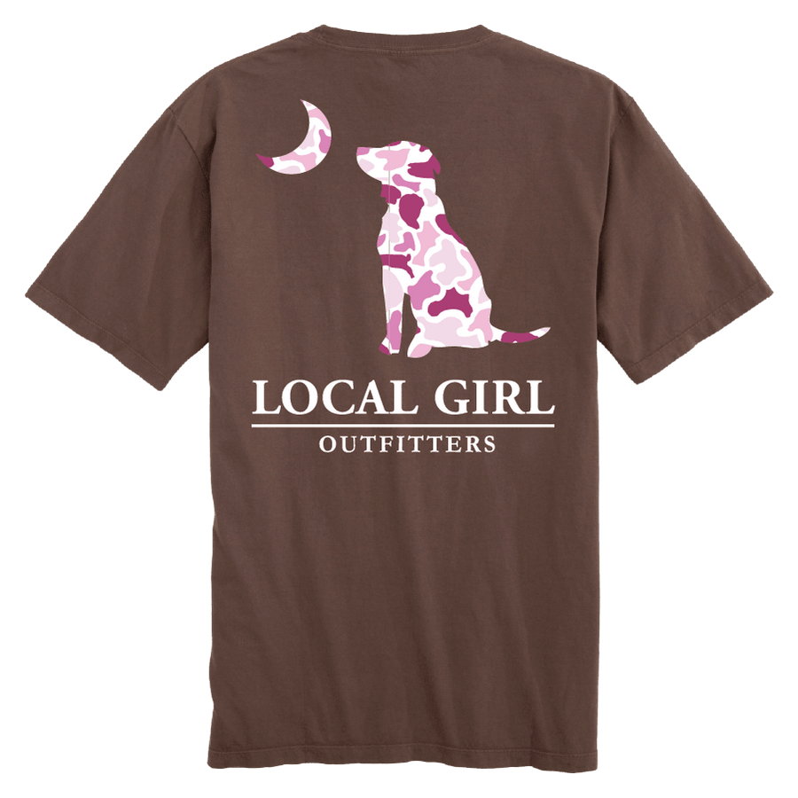 Local Girl Youth Tee - Pink LCF Dog & Moon ESO - Mercantile213