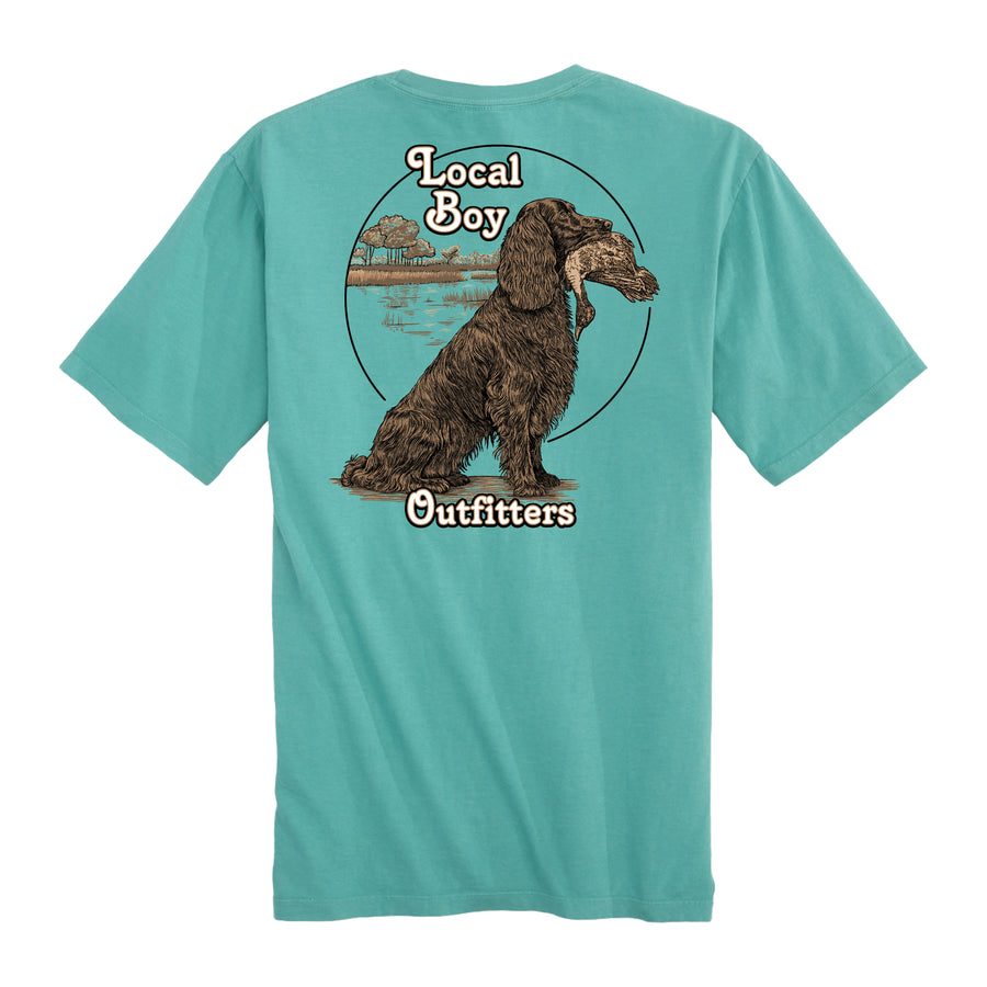 Local Boy Tee- - Local Boykin Seafoam