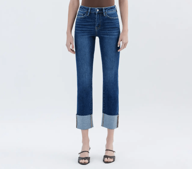 Lovervet High Rise Cuffed Slim - LV1595 - Mercantile213