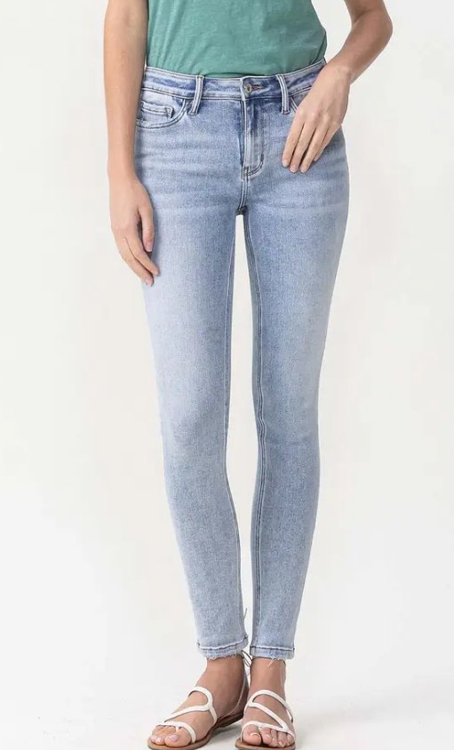 Lovervet Mid Rise Skinny- LV1023 - Mercantile213