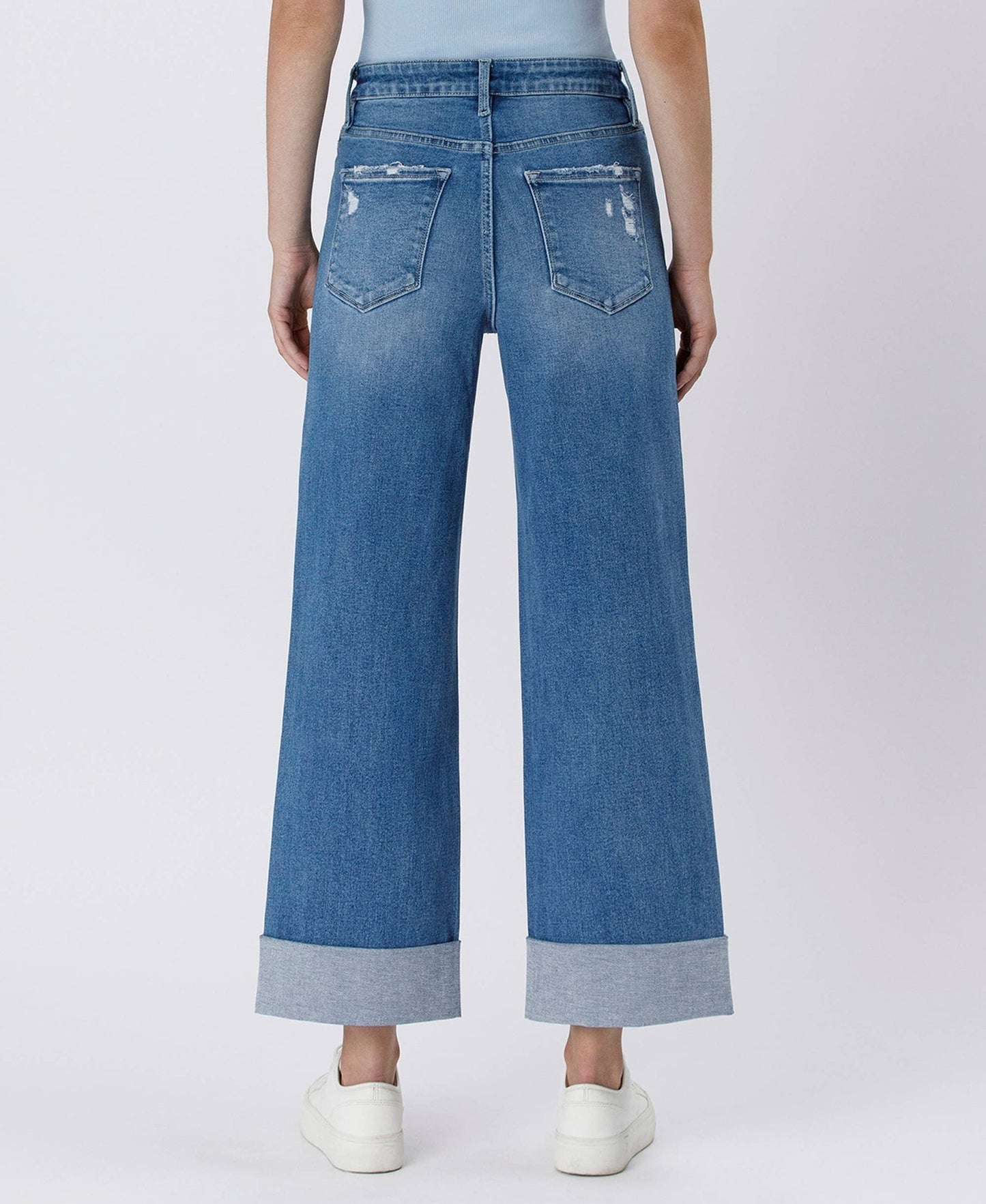 Lovervet Sweeping Cuffed Jeans - LV1571 - Mercantile213