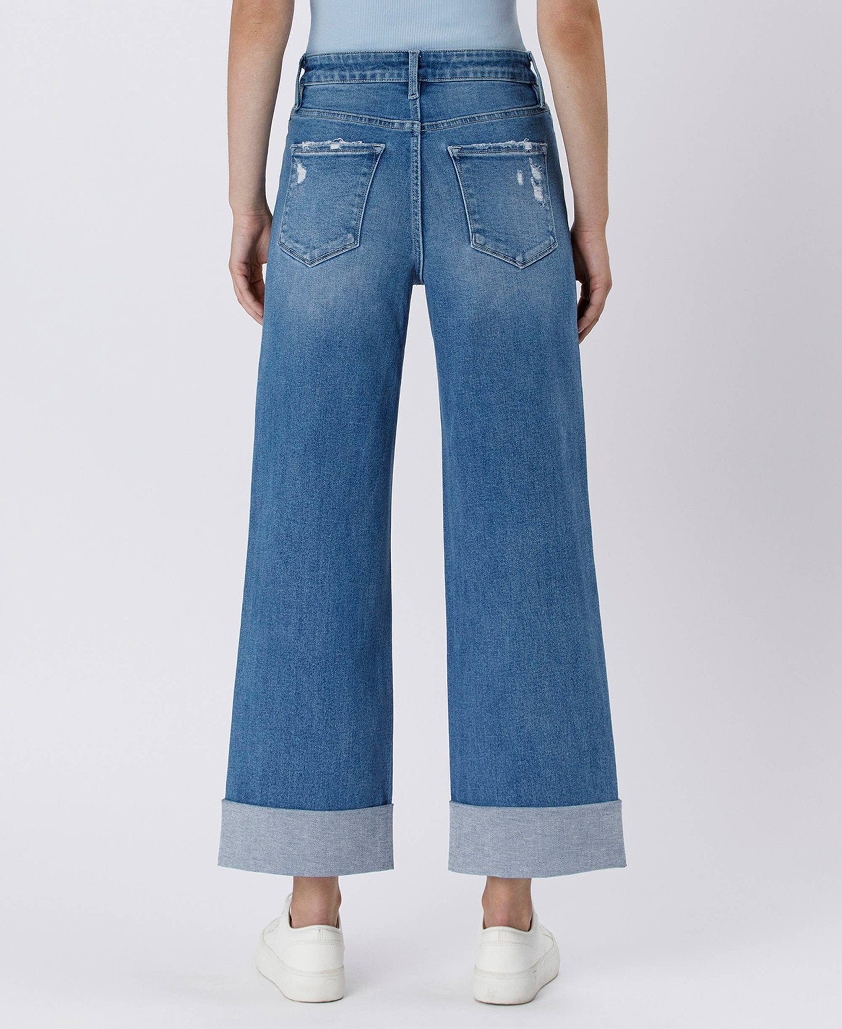 Lovervet Sweeping Cuffed Jeans - LV1571 - Mercantile213