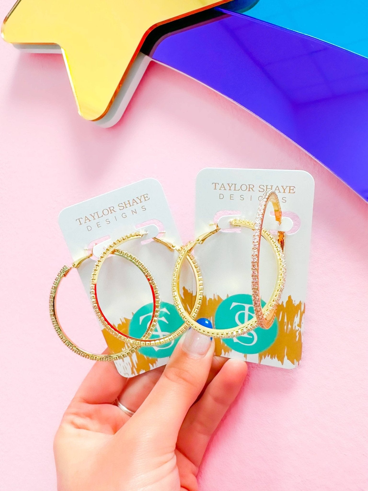 Marjorie CZ Hoops - Mercantile213