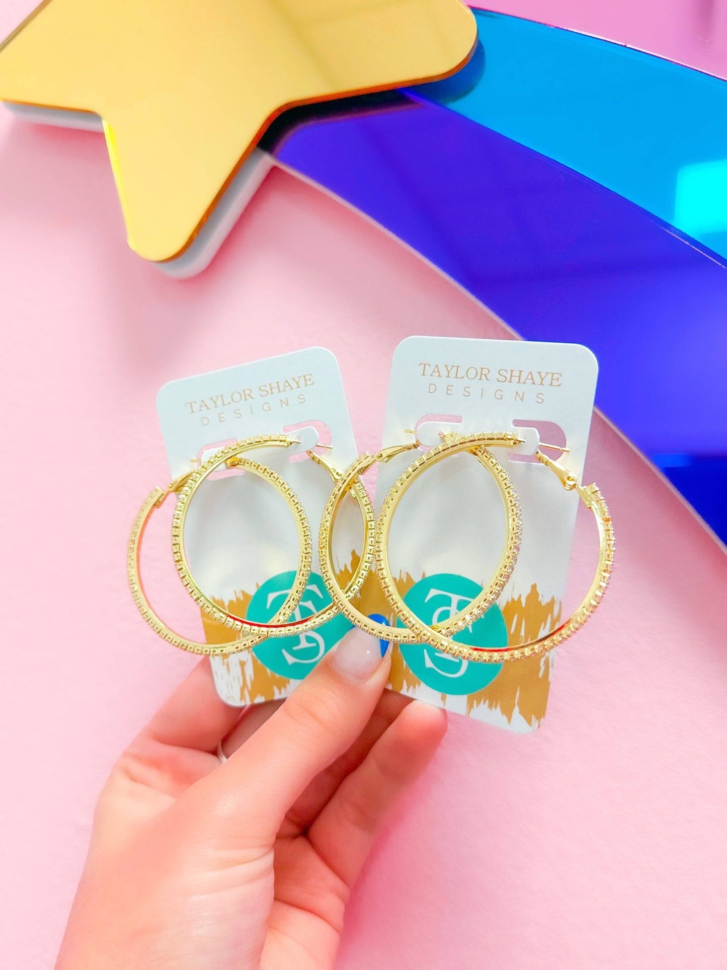 Marjorie CZ Hoops - Mercantile213