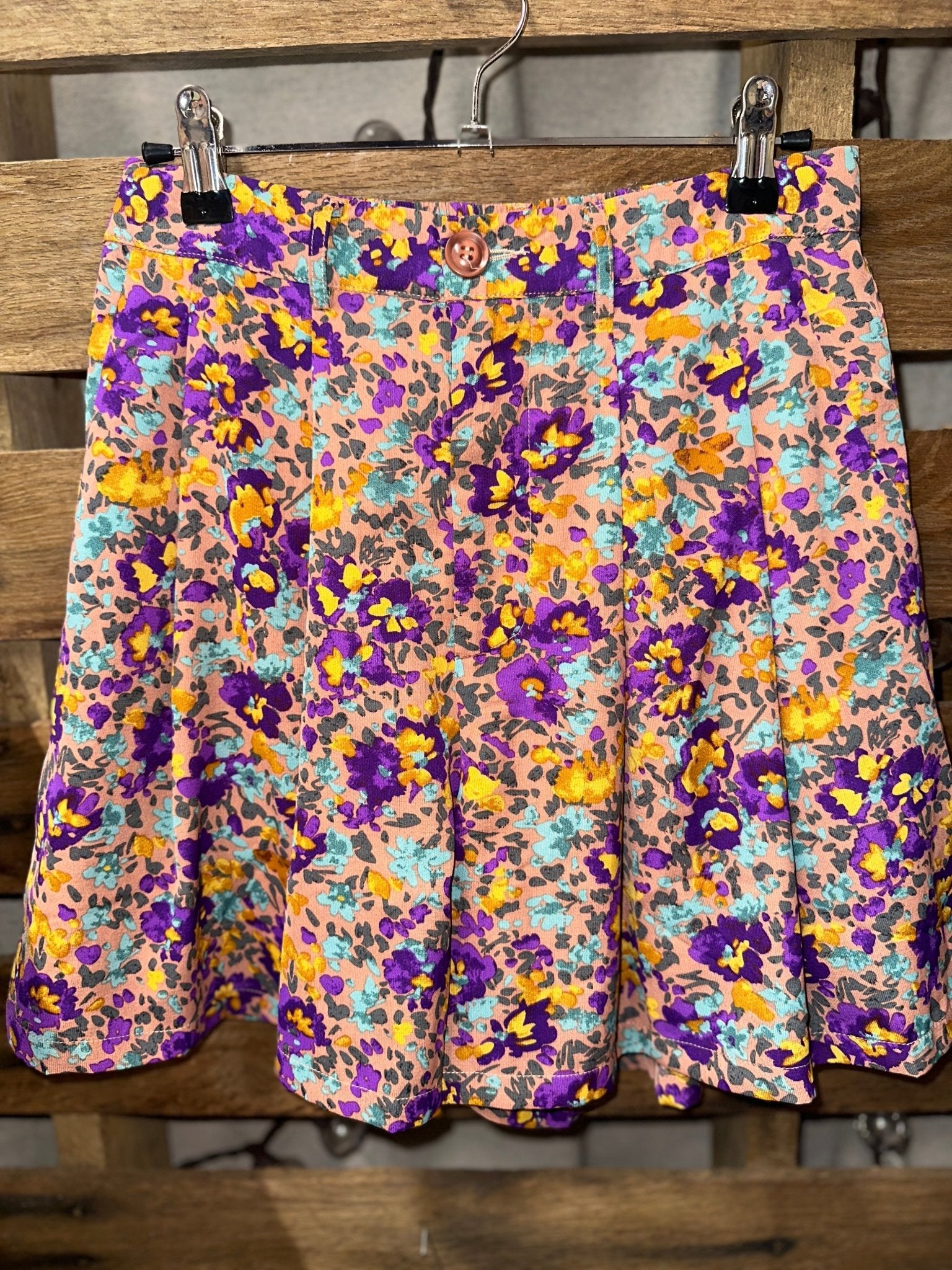 Mauve Floral Shorts - Mercantile213