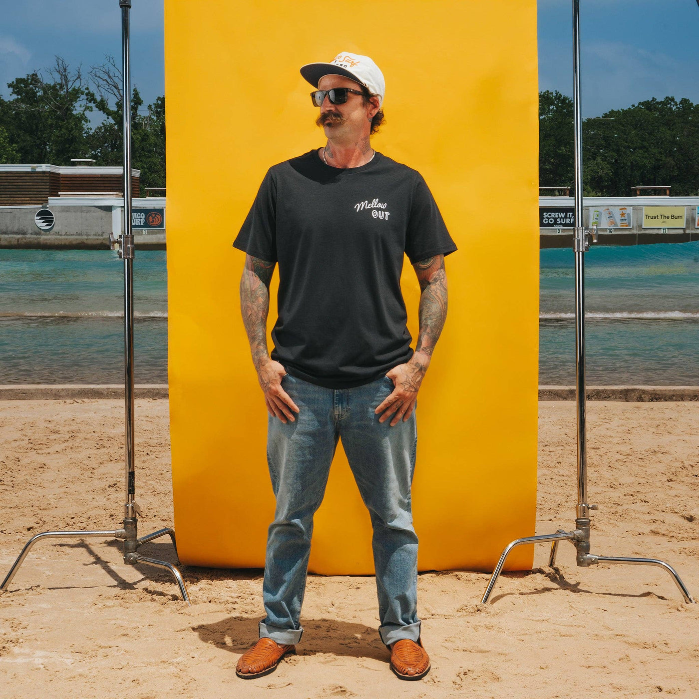 Mellow Out T-Shirt: Black - Mercantile213