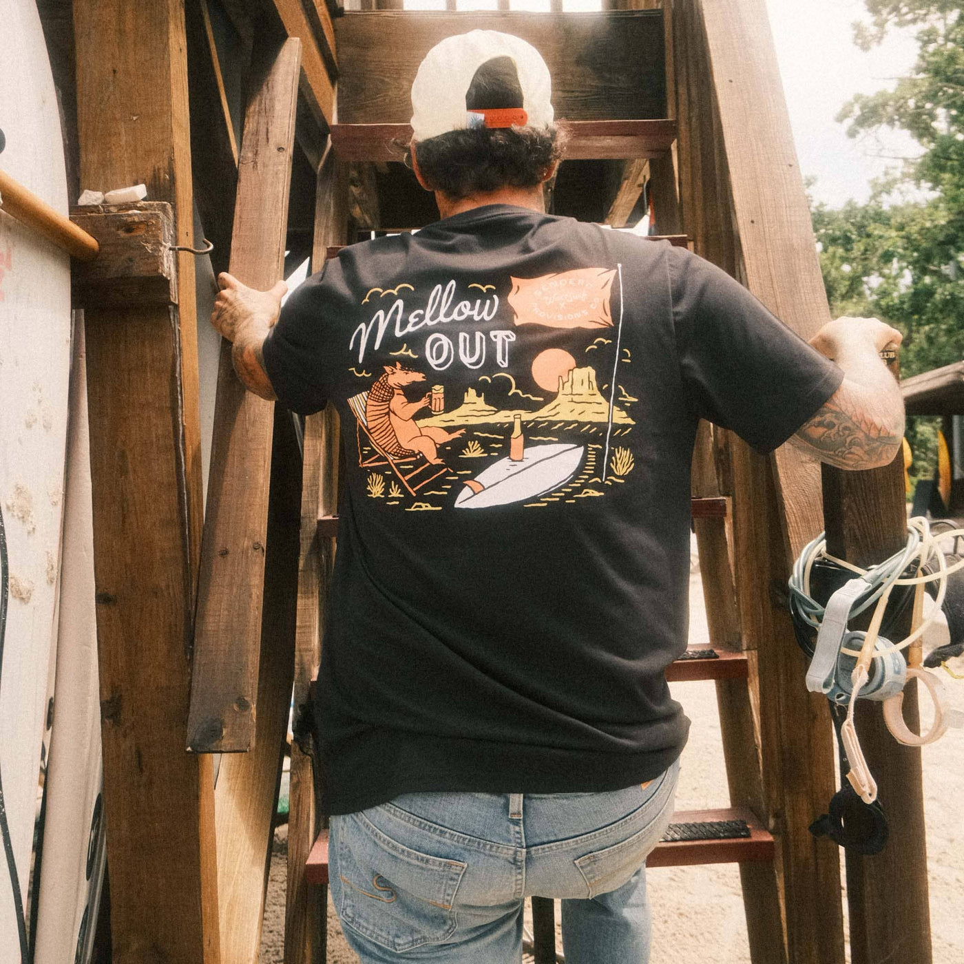 Mellow Out T-Shirt: Black - Mercantile213