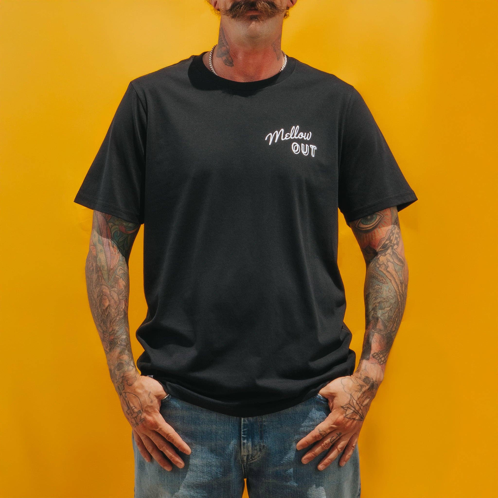 Mellow Out T-Shirt: Black - Mercantile213