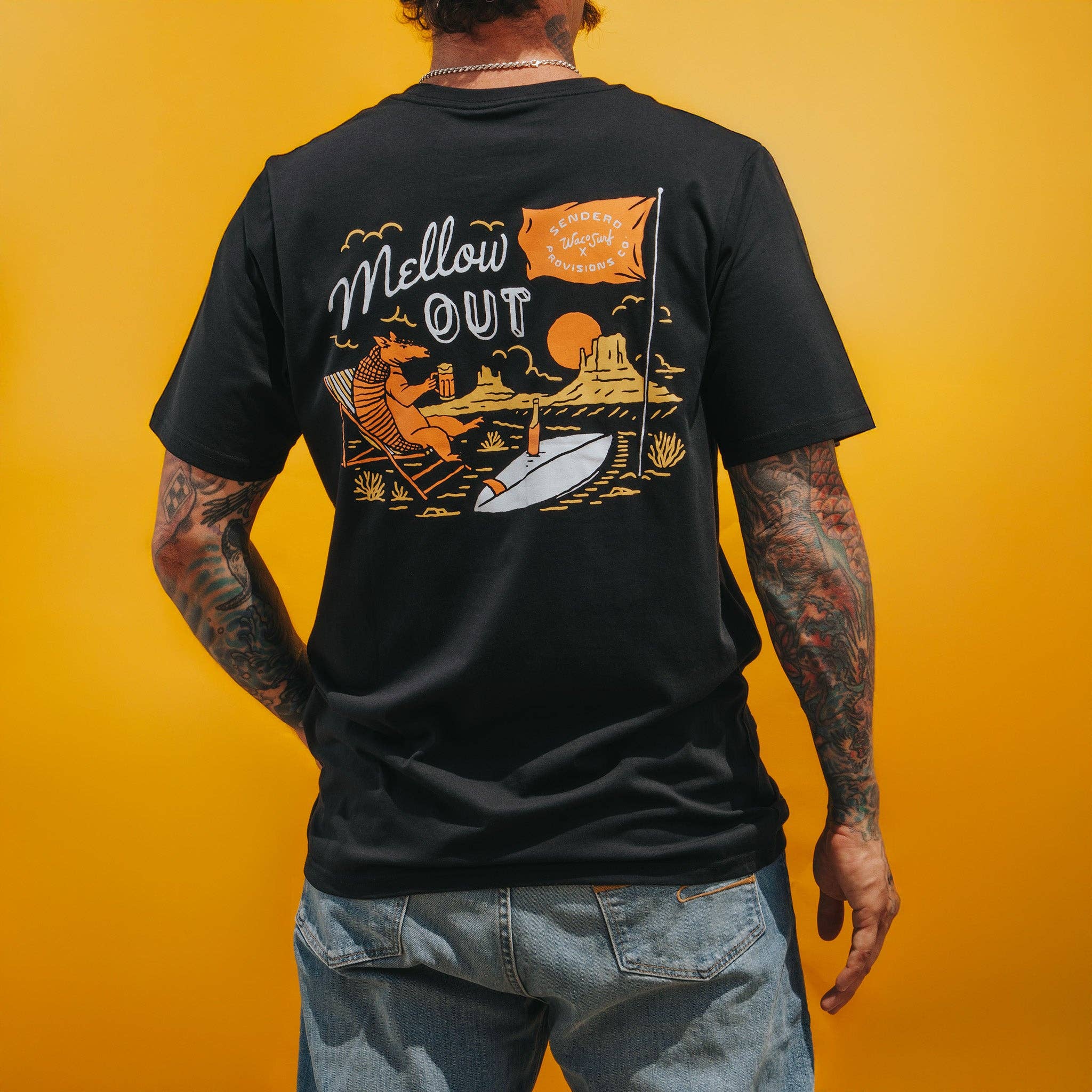 Mellow Out T-Shirt: Black - Mercantile213
